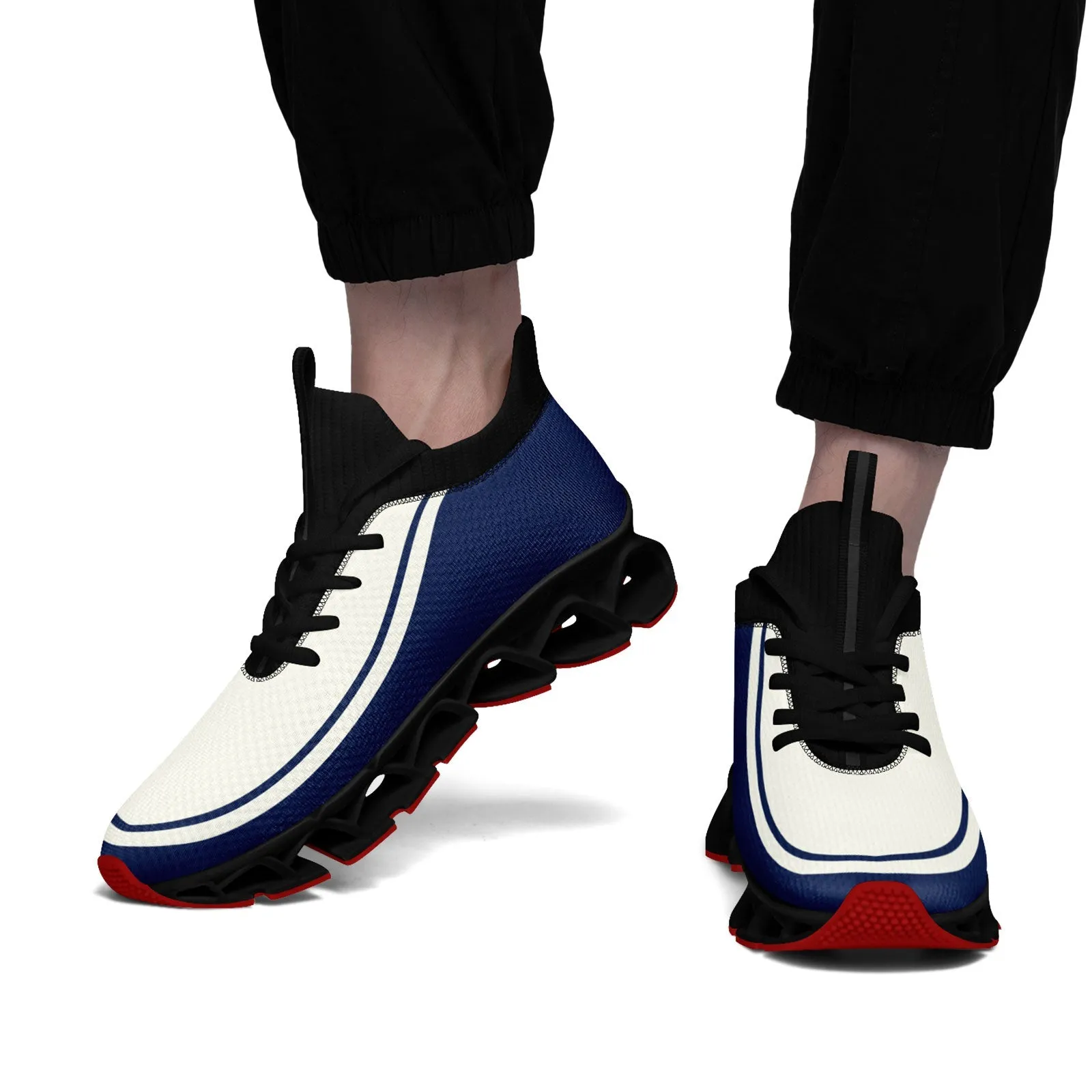 Corporate Gifts,Custom Cream Navy Maxsoul Shoes Personalized Sneaker FN030XD-D020388-12