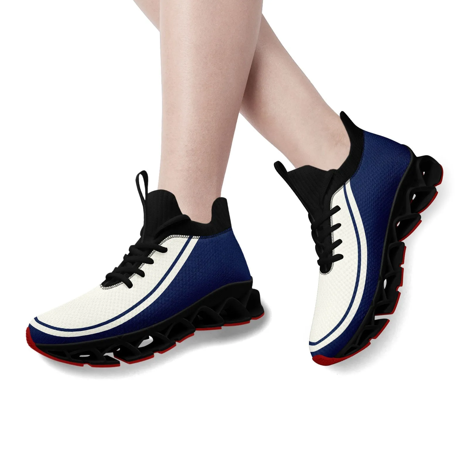 Corporate Gifts,Custom Cream Navy Maxsoul Shoes Personalized Sneaker FN030XD-D020388-12