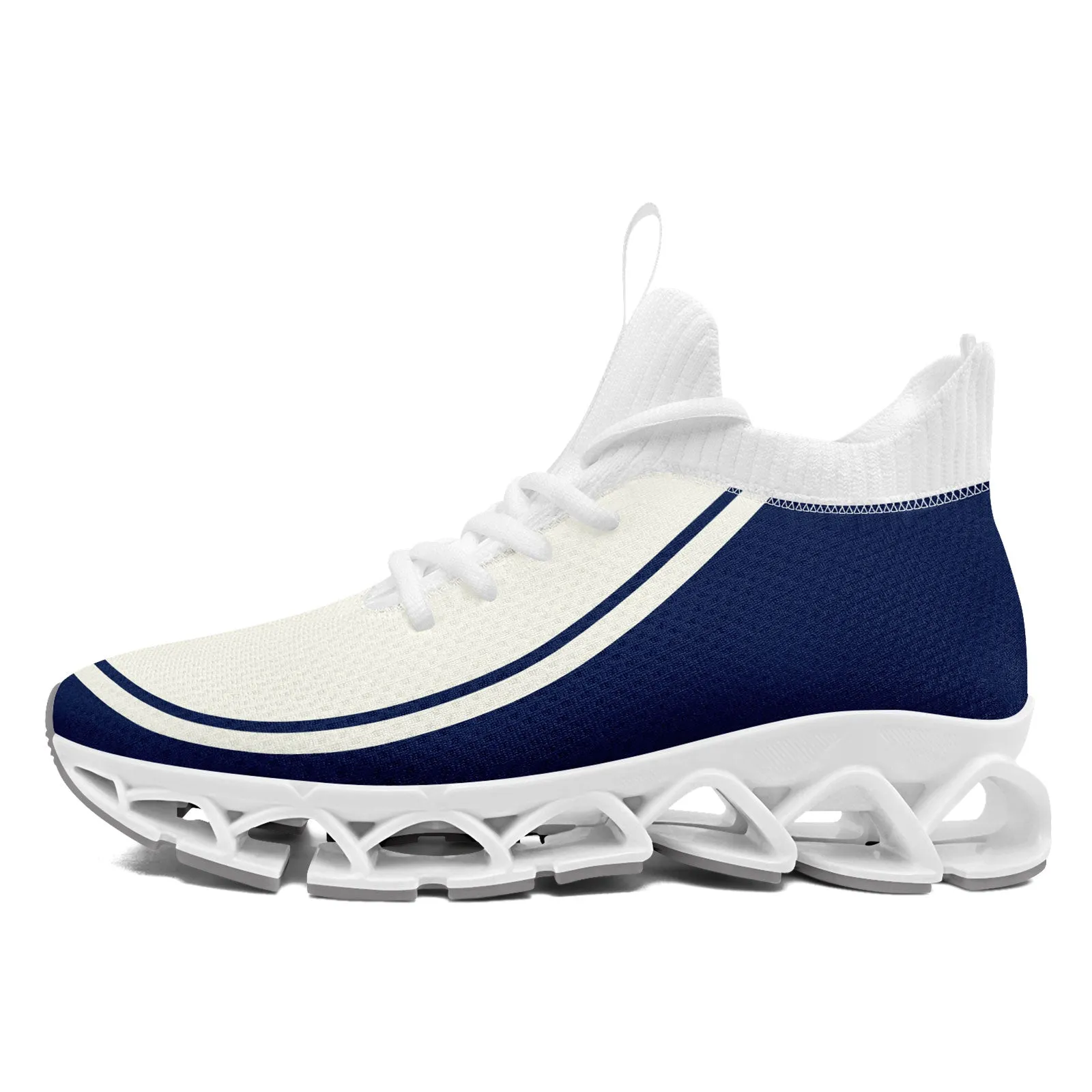 Corporate Gifts,Custom Cream Navy Maxsoul Shoes Personalized Sneaker FN030XD-D020388-12