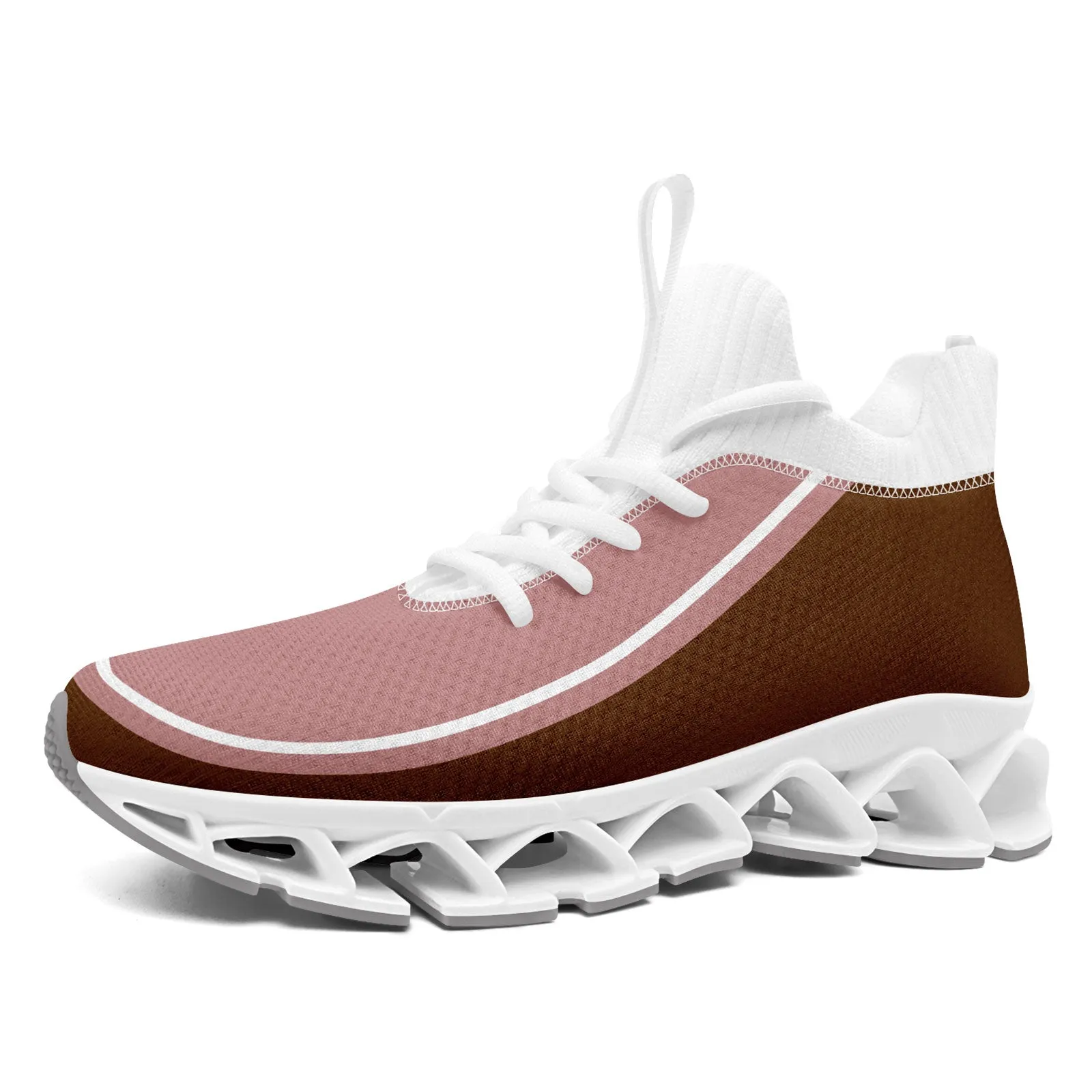 Corporate Gifts,Custom Dark Pink Brown Maxsoul Shoes Personalized Sneaker FN030XD-D020388-18