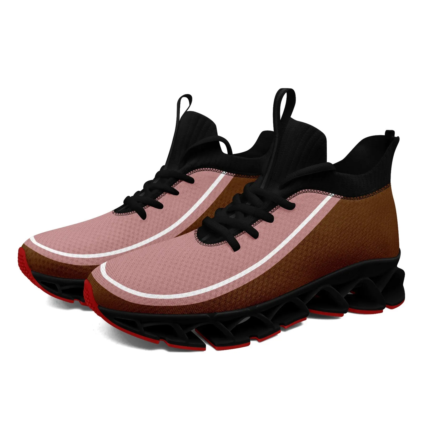 Corporate Gifts,Custom Dark Pink Brown Maxsoul Shoes Personalized Sneaker FN030XD-D020388-18