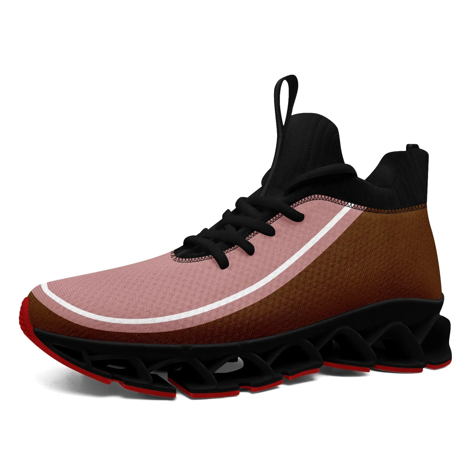 Corporate Gifts,Custom Dark Pink Brown Maxsoul Shoes Personalized Sneaker FN030XD-D020388-18