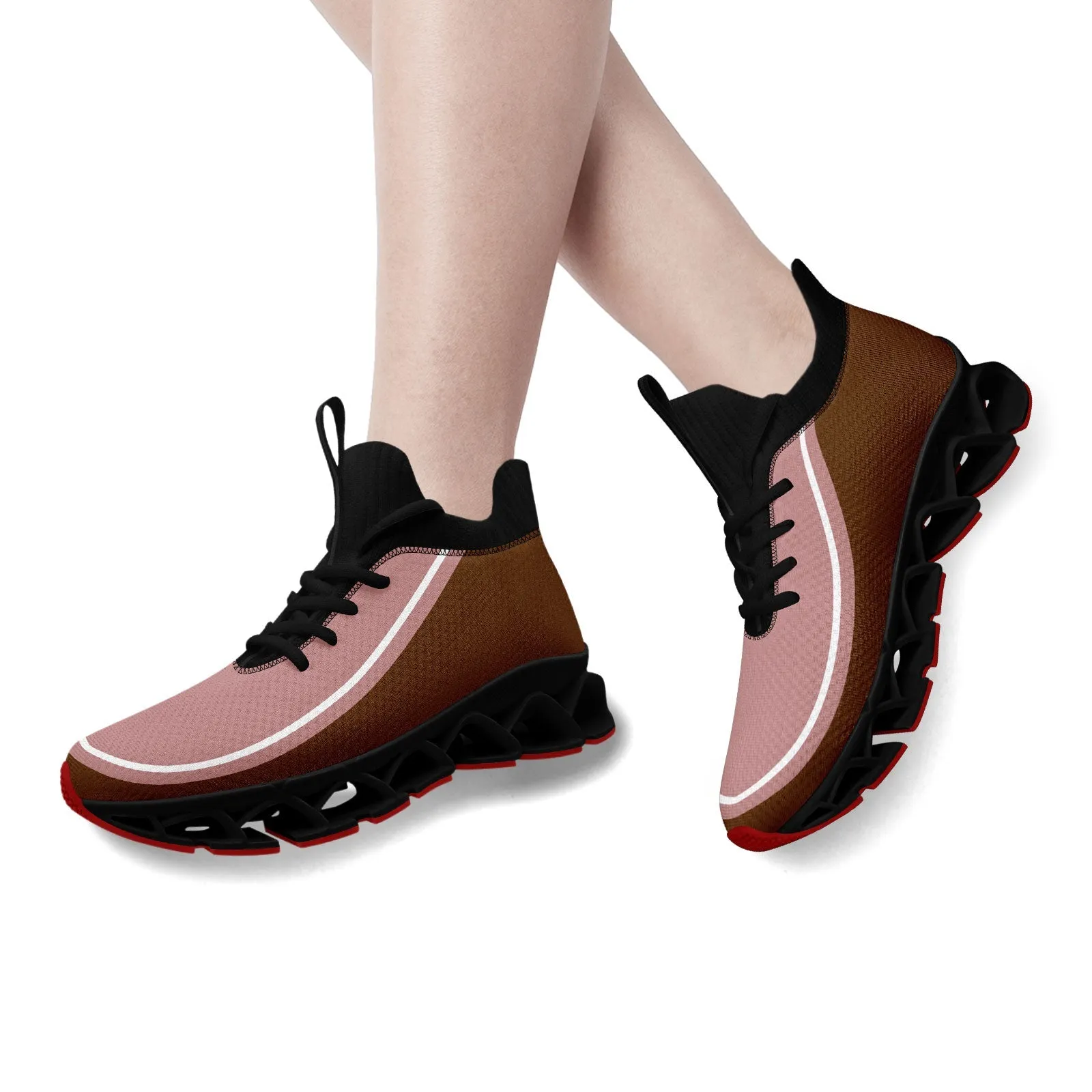 Corporate Gifts,Custom Dark Pink Brown Maxsoul Shoes Personalized Sneaker FN030XD-D020388-18