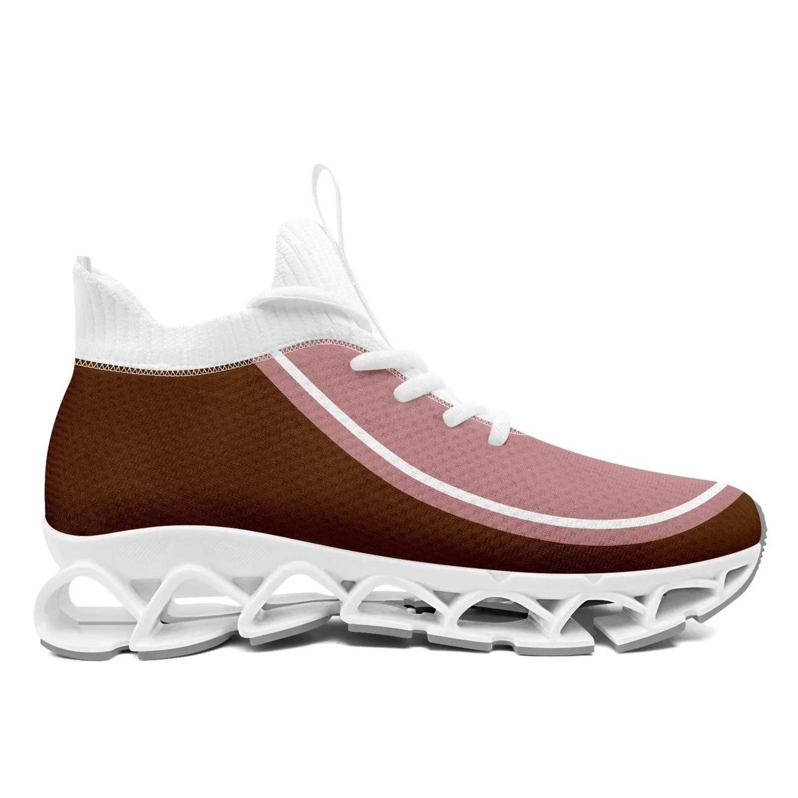 Corporate Gifts,Custom Dark Pink Brown Maxsoul Shoes Personalized Sneaker FN030XD-D020388-18
