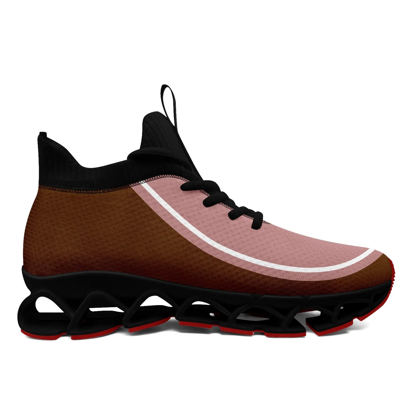 Corporate Gifts,Custom Dark Pink Brown Maxsoul Shoes Personalized Sneaker FN030XD-D020388-18