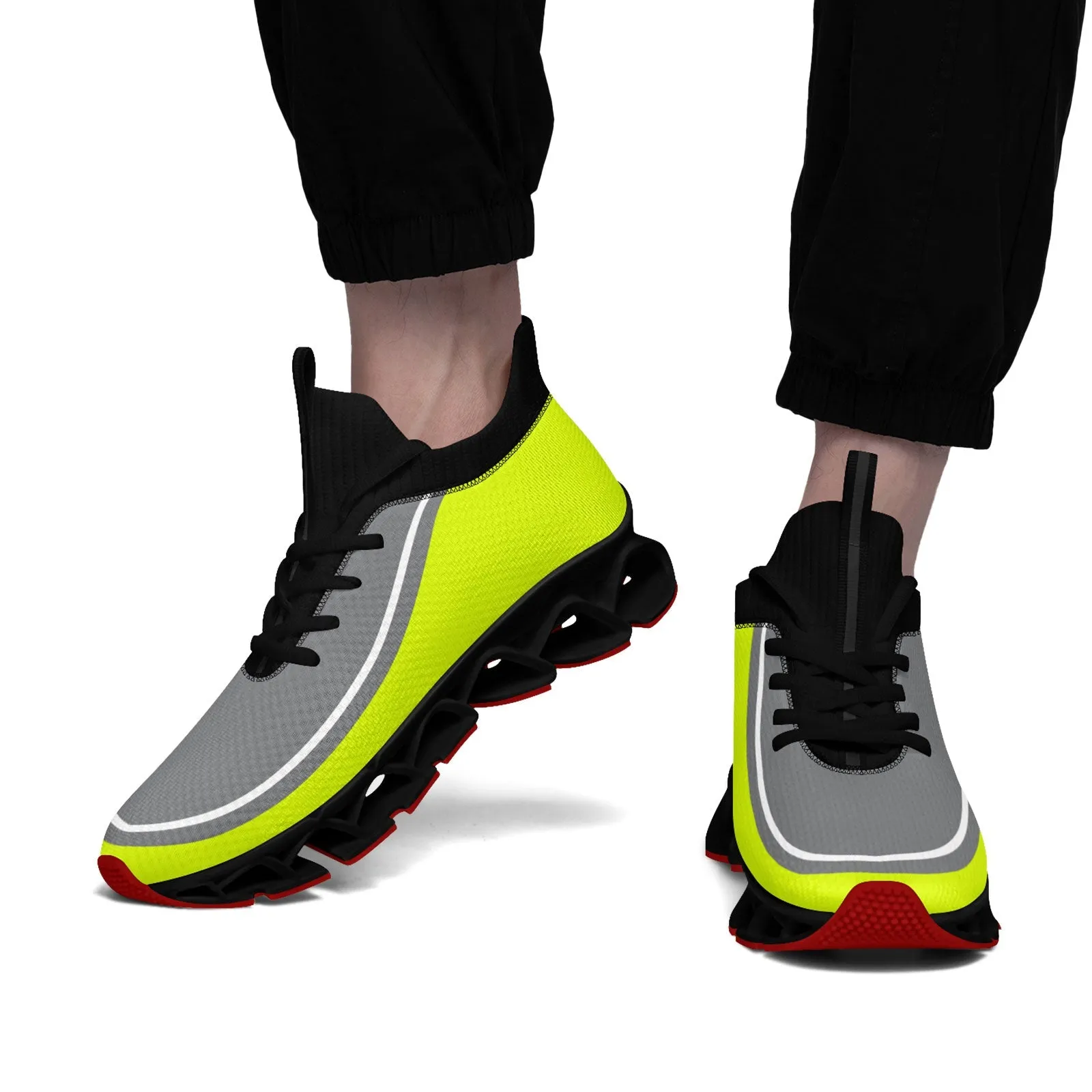 Corporate Gifts,Custom Green Gray Maxsoul Shoes Personalized Sneaker FN030XD-D020388-22