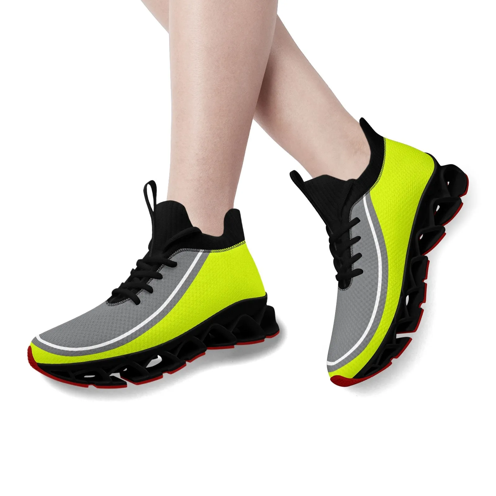 Corporate Gifts,Custom Green Gray Maxsoul Shoes Personalized Sneaker FN030XD-D020388-22
