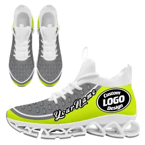 Corporate Gifts,Custom Green Gray Maxsoul Shoes Personalized Sneaker FN030XD-D020388-22