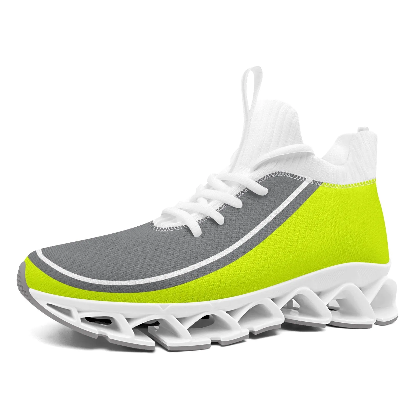 Corporate Gifts,Custom Green Gray Maxsoul Shoes Personalized Sneaker FN030XD-D020388-22