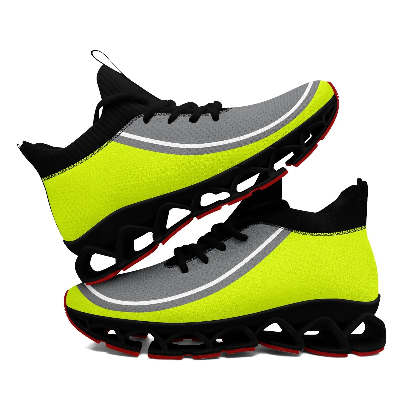 Corporate Gifts,Custom Green Gray Maxsoul Shoes Personalized Sneaker FN030XD-D020388-22