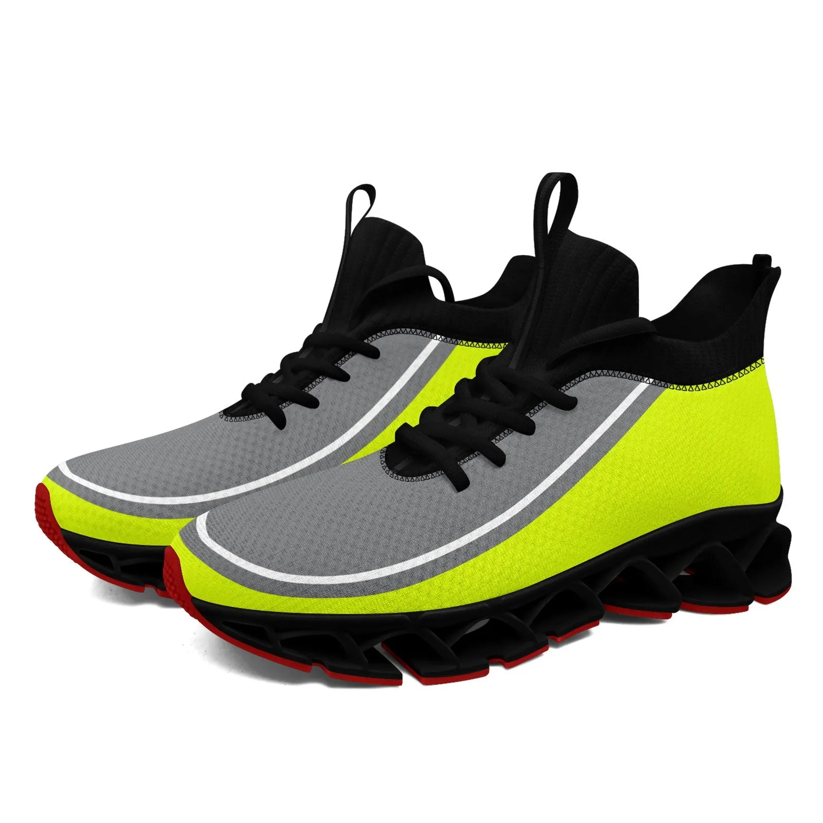 Corporate Gifts,Custom Green Gray Maxsoul Shoes Personalized Sneaker FN030XD-D020388-22