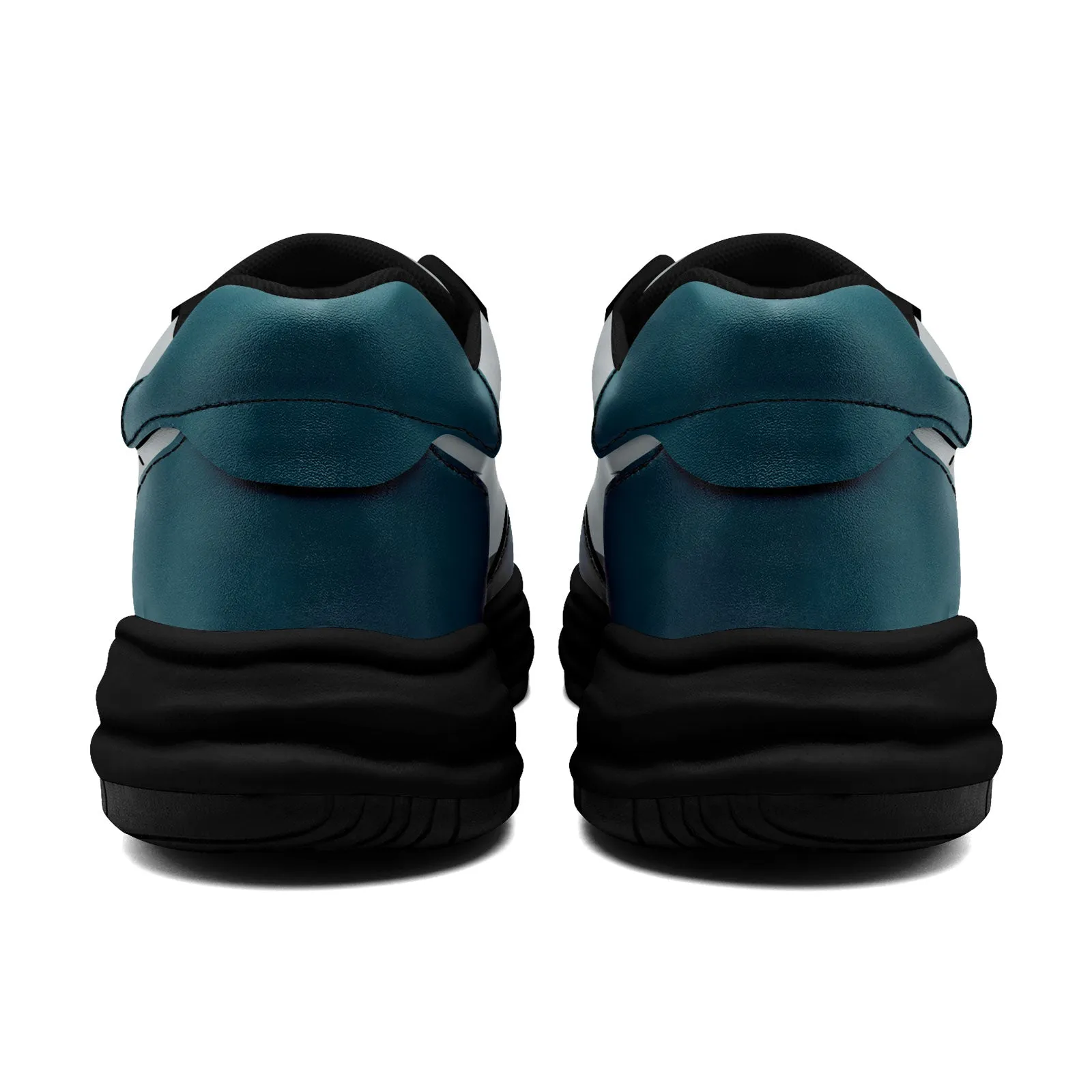 Corporate Gifts,Custom Green Gray Philadelphia Shoes Personalized Sneaker FN032-D020389-23