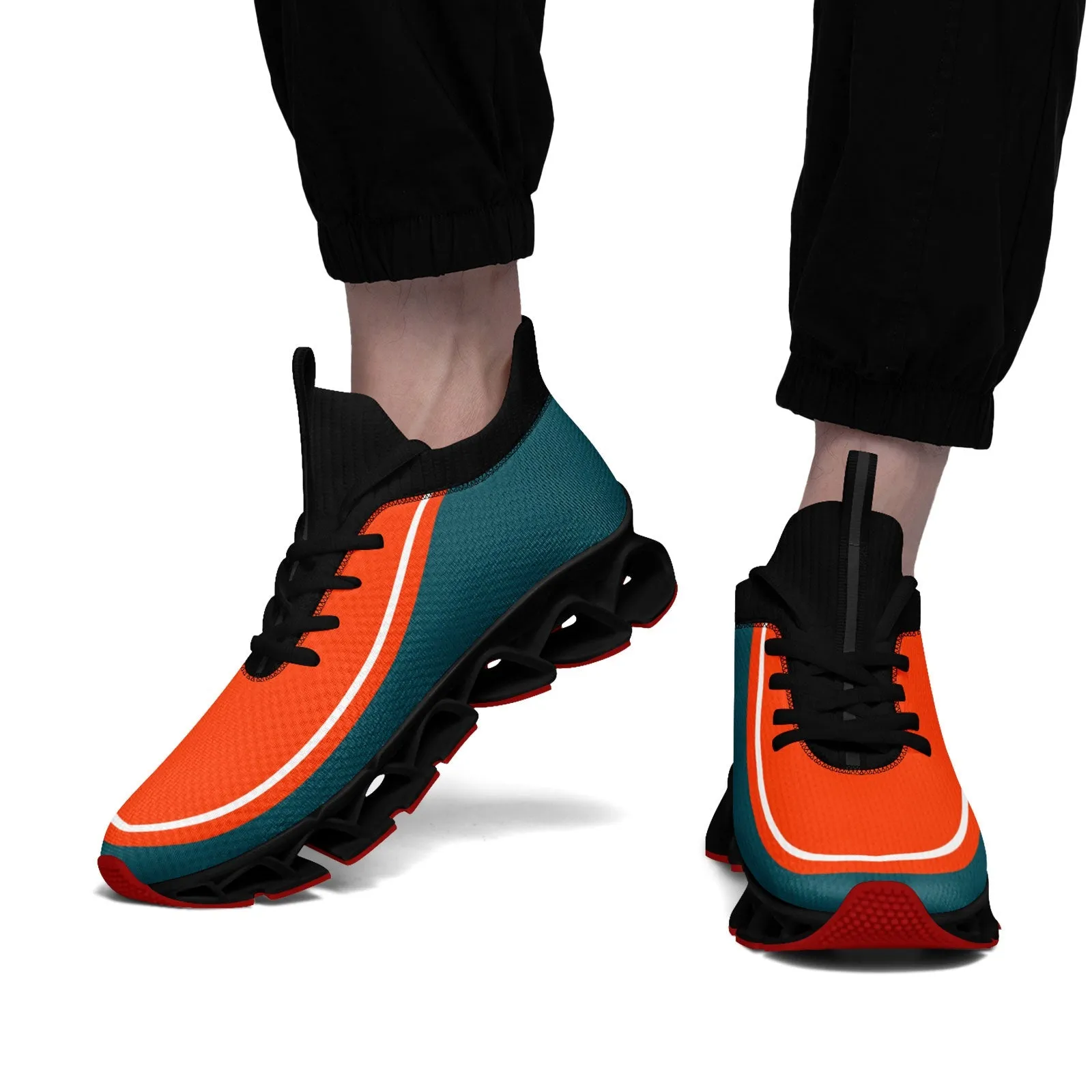Corporate Gifts,Custom Green Orange Maxsoul Shoes Personalized Sneaker FN030XD-D020388-6