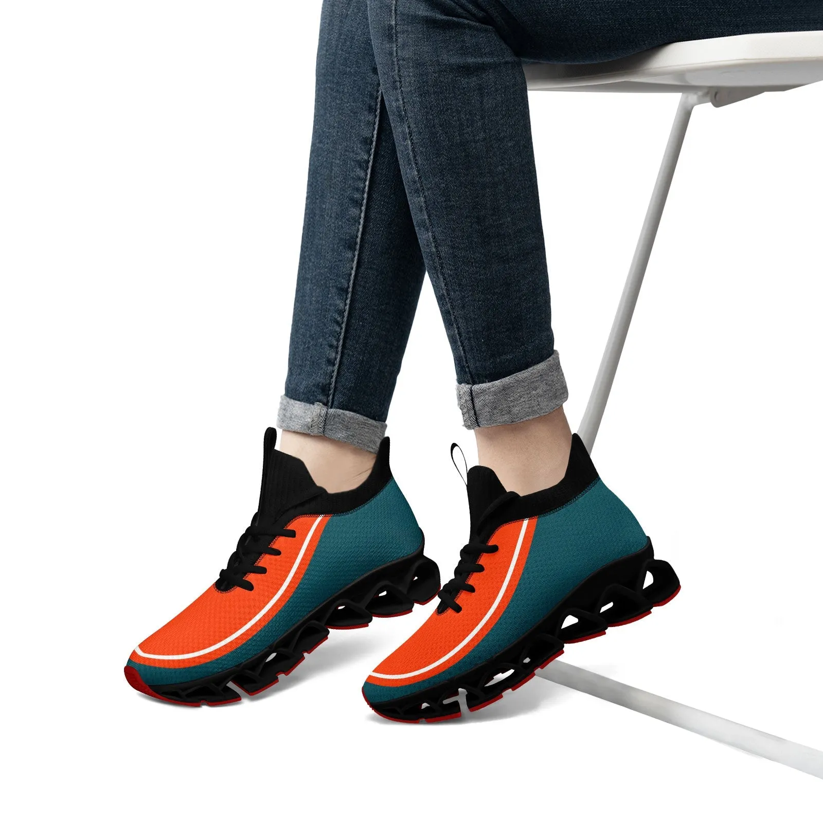 Corporate Gifts,Custom Green Orange Maxsoul Shoes Personalized Sneaker FN030XD-D020388-6
