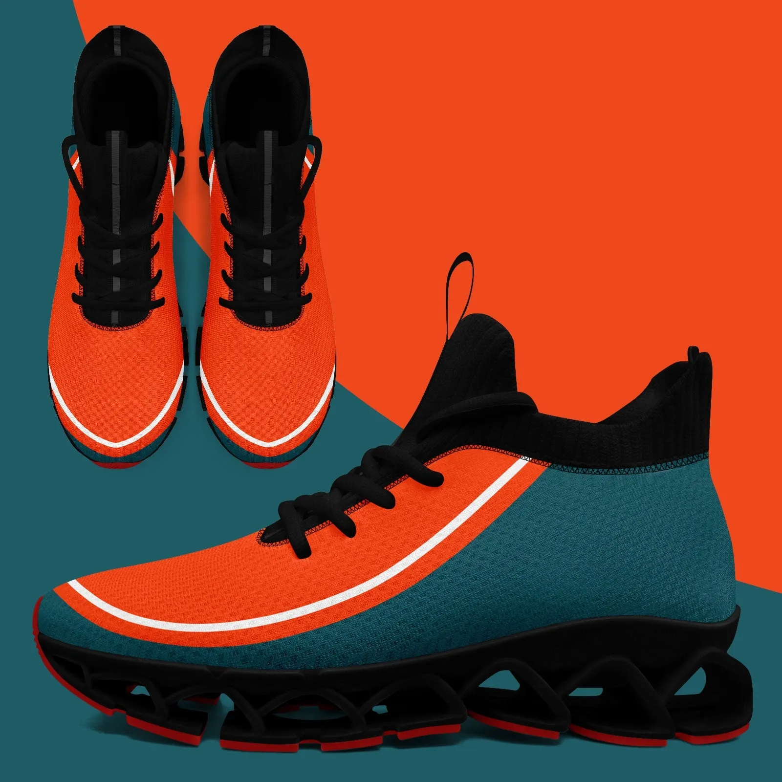Corporate Gifts,Custom Green Orange Maxsoul Shoes Personalized Sneaker FN030XD-D020388-6