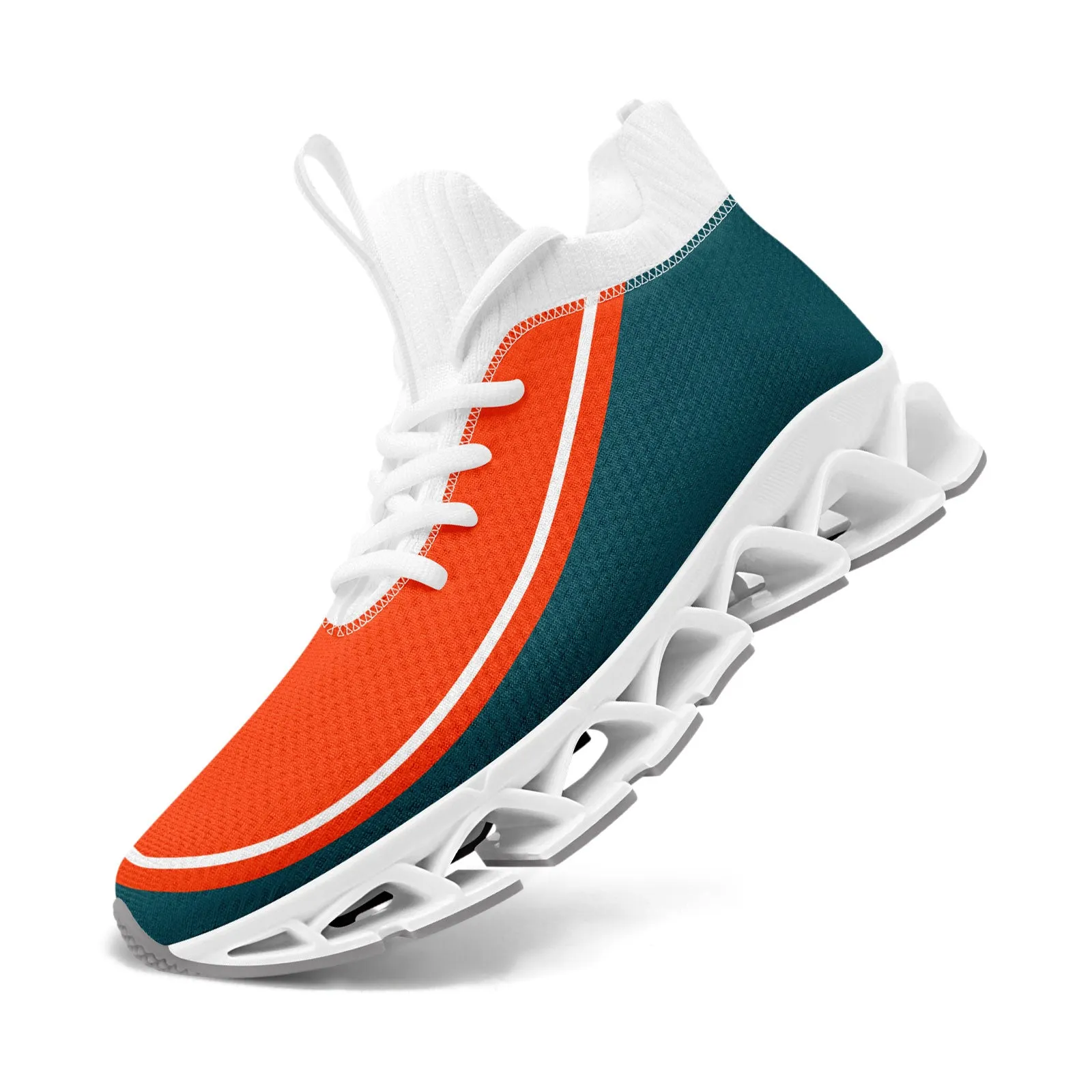 Corporate Gifts,Custom Green Orange Maxsoul Shoes Personalized Sneaker FN030XD-D020388-6