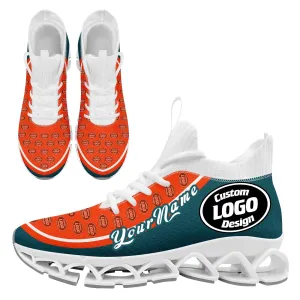 Corporate Gifts,Custom Green Orange Maxsoul Shoes Personalized Sneaker FN030XD-D020388-6