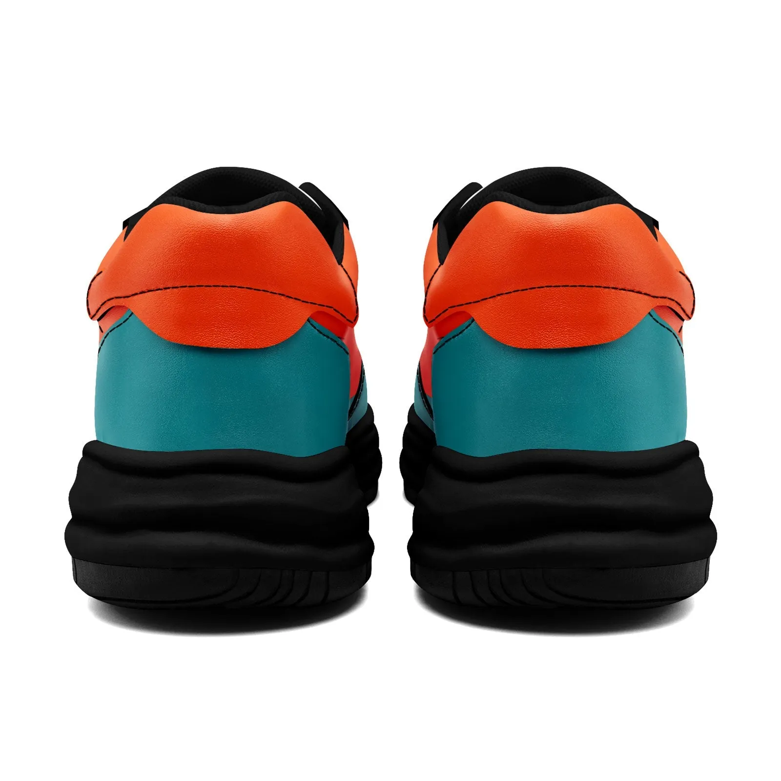Corporate Gifts,Custom Green Orange Miami Shoes Personalized Sneaker FN032-D020389-24