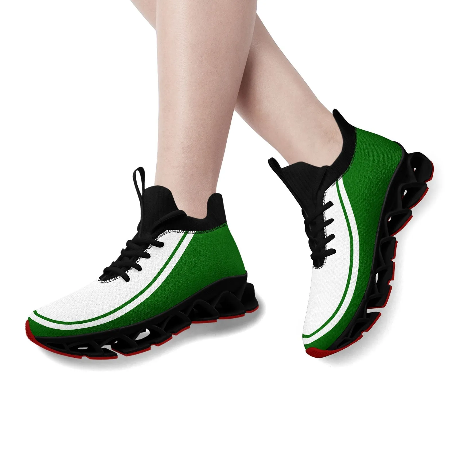 Corporate Gifts,Custom Green White Maxsoul Shoes Personalized Sneaker FN030XD-D020388-20