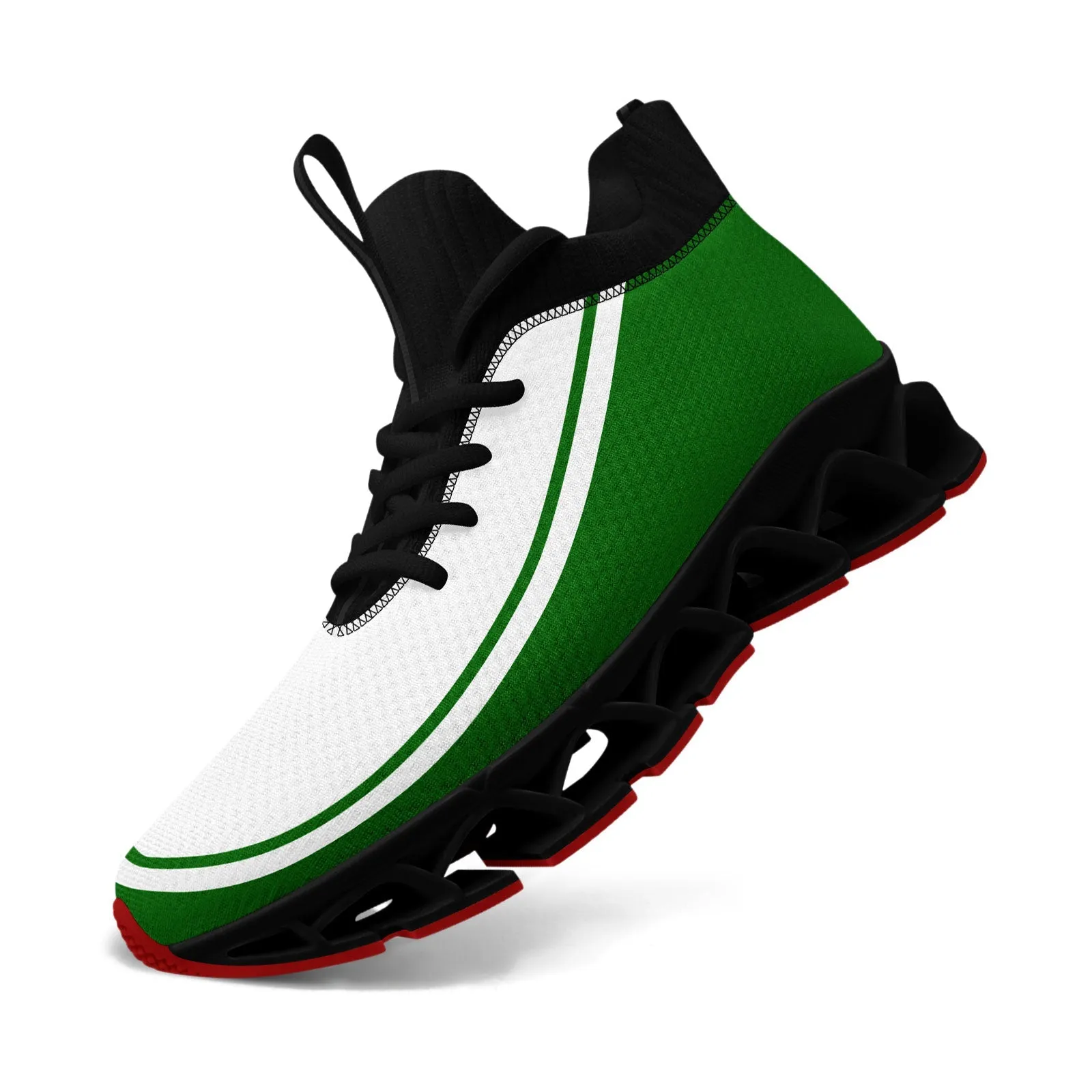 Corporate Gifts,Custom Green White Maxsoul Shoes Personalized Sneaker FN030XD-D020388-20