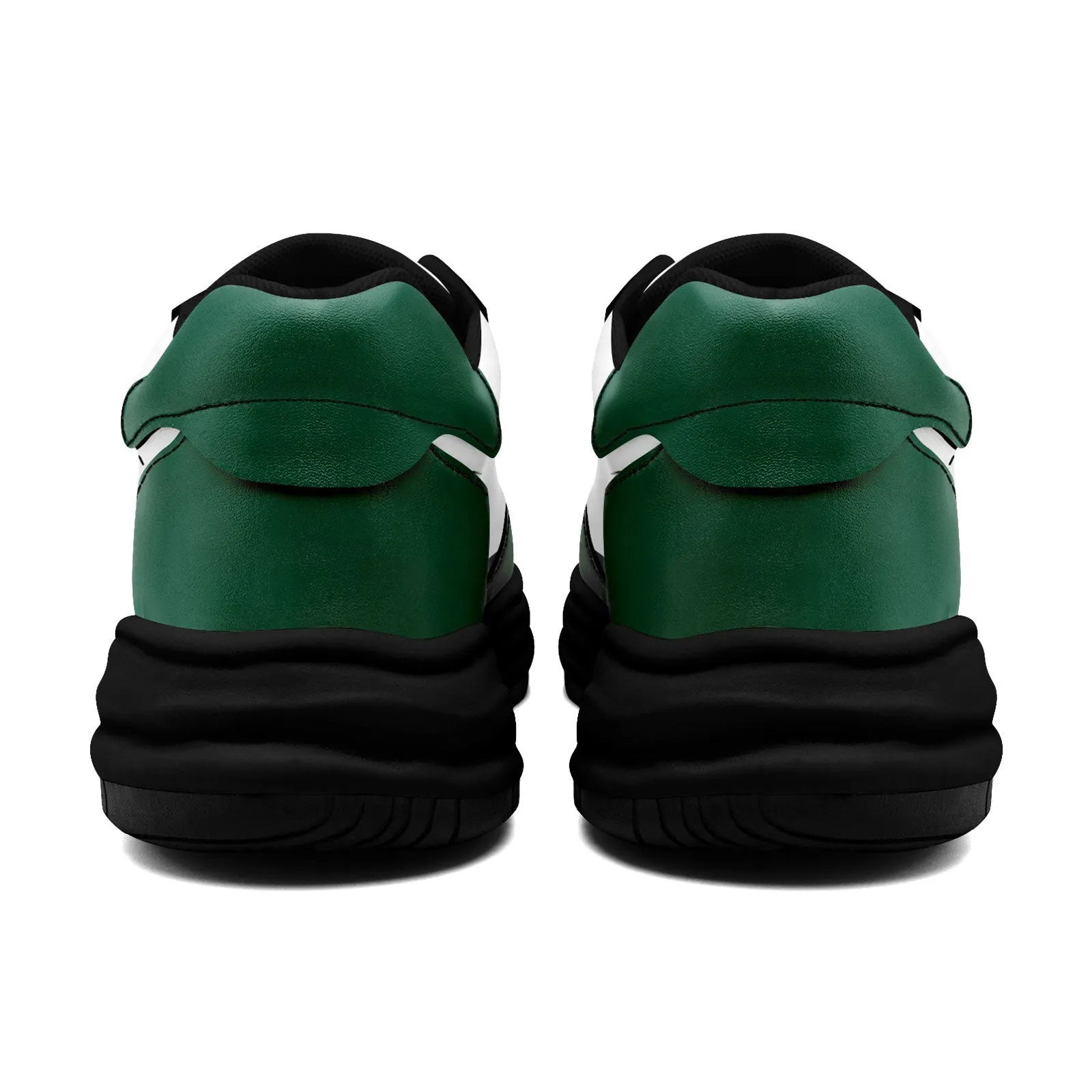 Corporate Gifts,Custom Green White New York Shoes Personalized Sneaker FN032-D020389-28