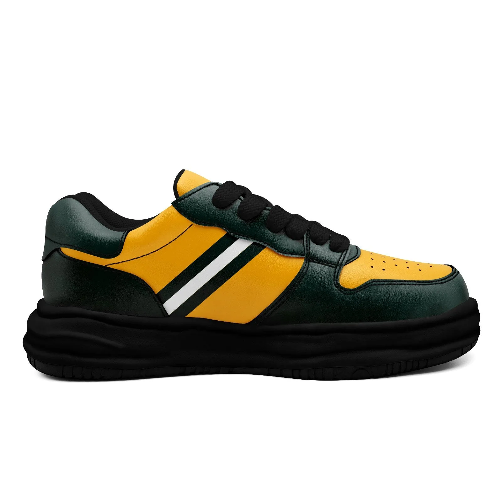 Corporate Gifts,Custom Green Yellow Green Bay Shoes Personalized Sneaker FN032-D020389-13