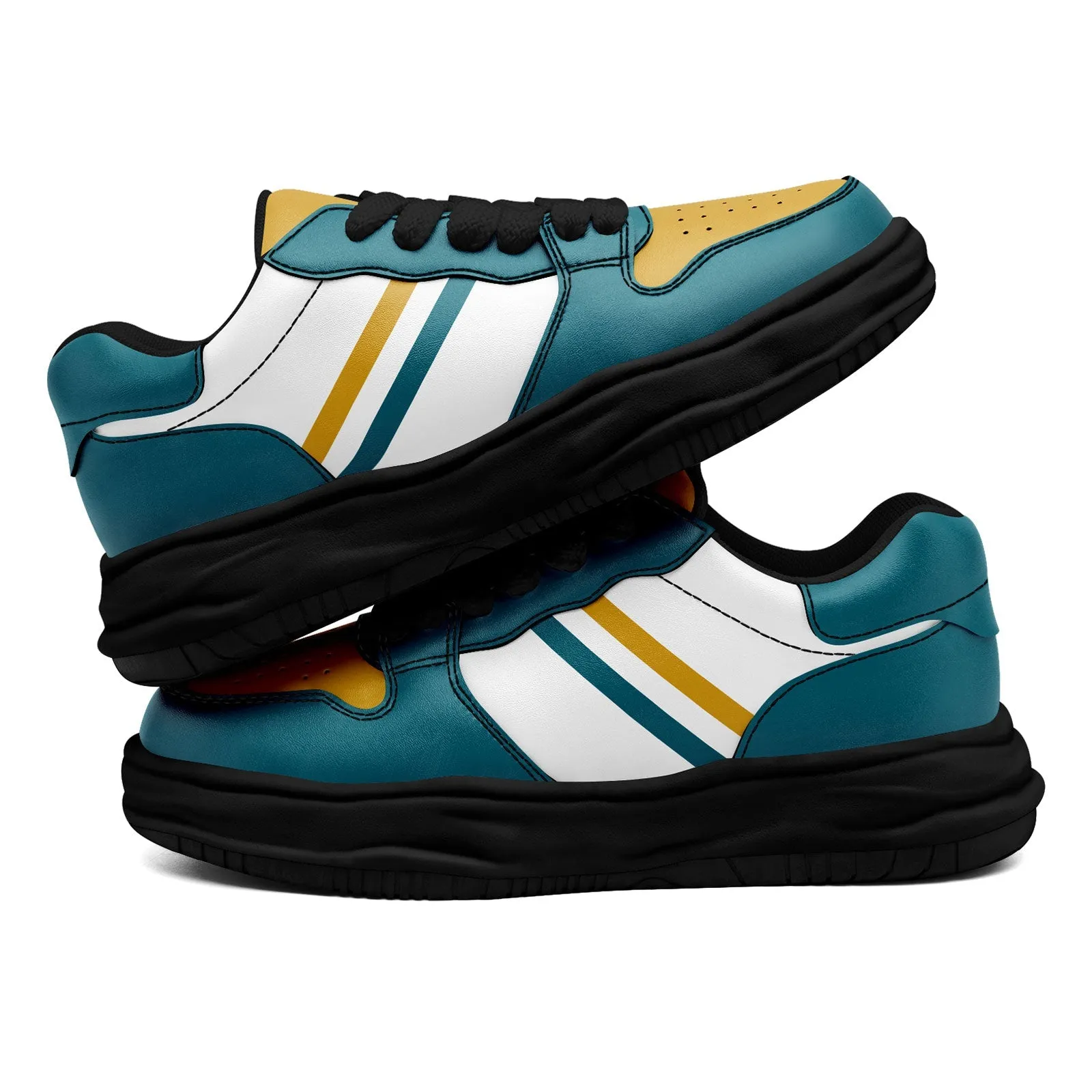 Corporate Gifts,Custom Green Yellow Jacksonville Shoes Personalized Sneaker FN032-D020389-16