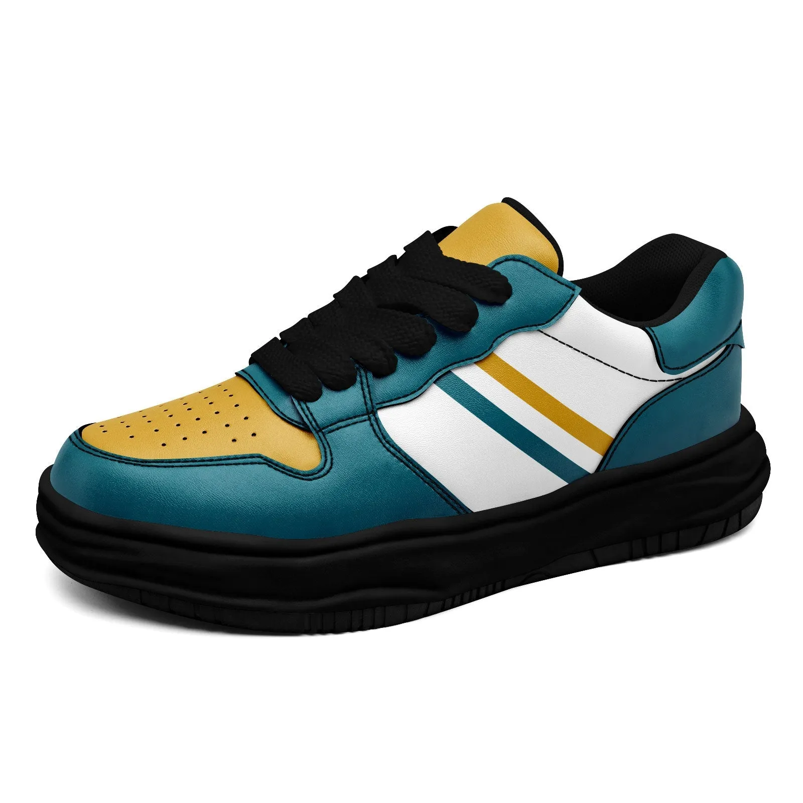 Corporate Gifts,Custom Green Yellow Jacksonville Shoes Personalized Sneaker FN032-D020389-16