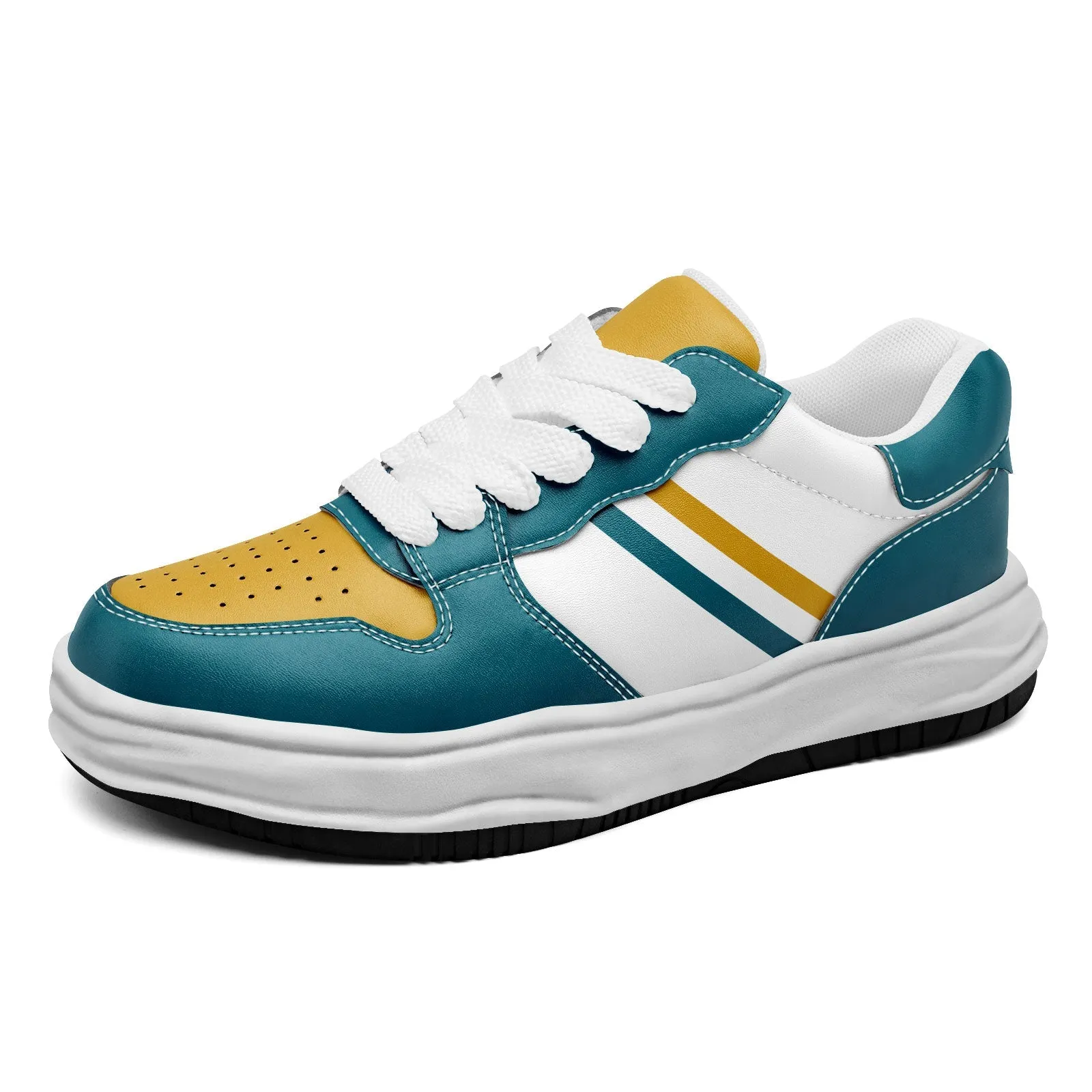 Corporate Gifts,Custom Green Yellow Jacksonville Shoes Personalized Sneaker FN032-D020389-16
