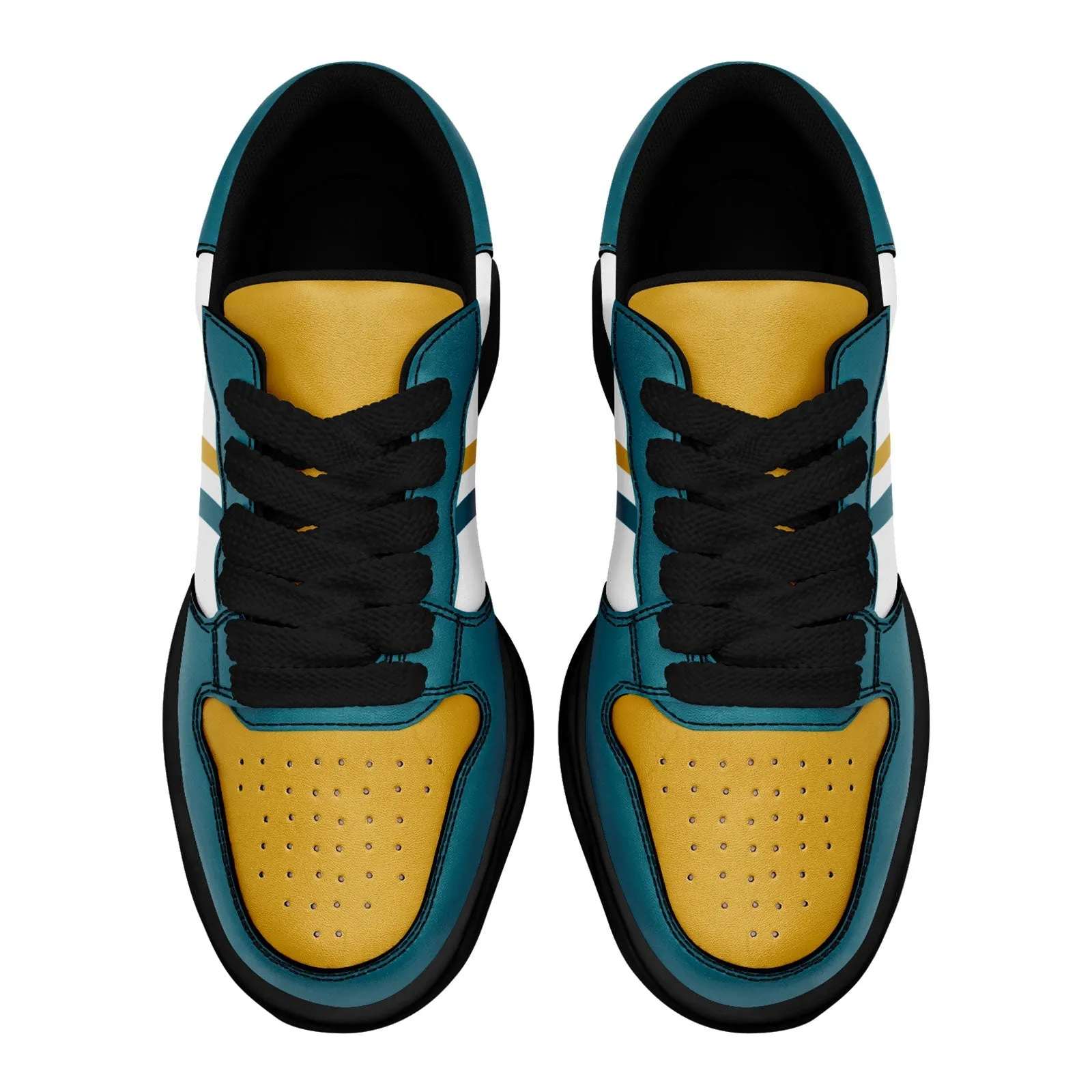 Corporate Gifts,Custom Green Yellow Jacksonville Shoes Personalized Sneaker FN032-D020389-16