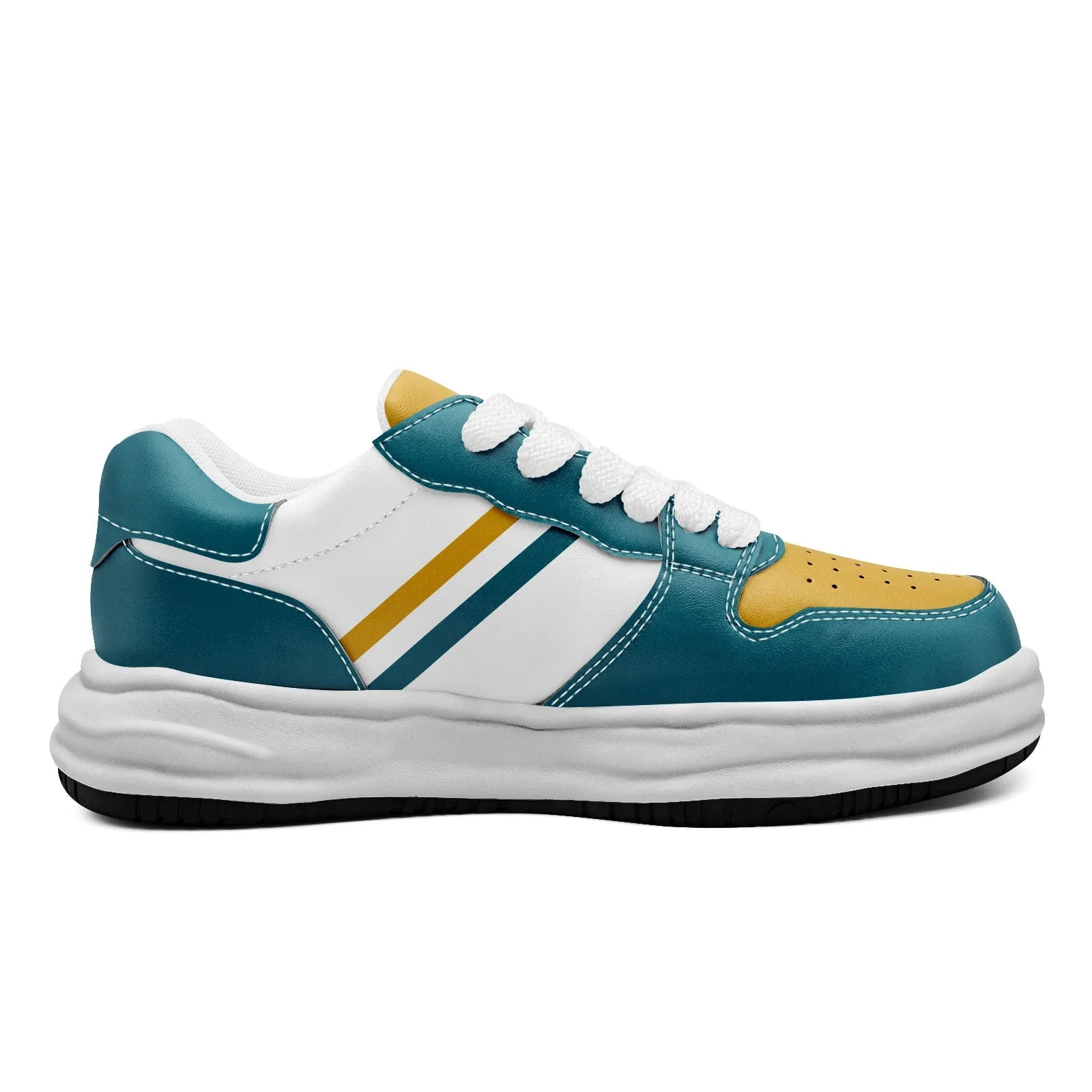 Corporate Gifts,Custom Green Yellow Jacksonville Shoes Personalized Sneaker FN032-D020389-16