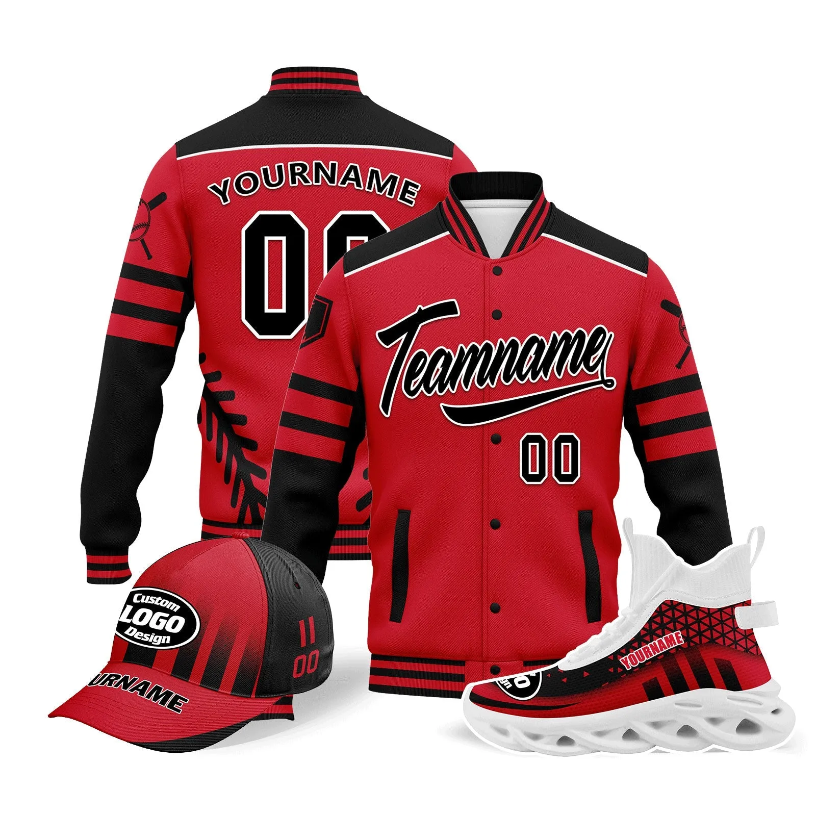 Corporate Gifts,Custom Jacket MaxSoul Shoes and Hat Combo Offer Personalized Combo ZH-D023030-5