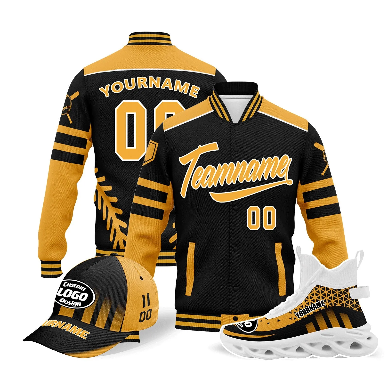 Corporate Gifts,Custom Jacket MaxSoul Shoes and Hat Combo Offer Personalized Combo ZH-D023030-7
