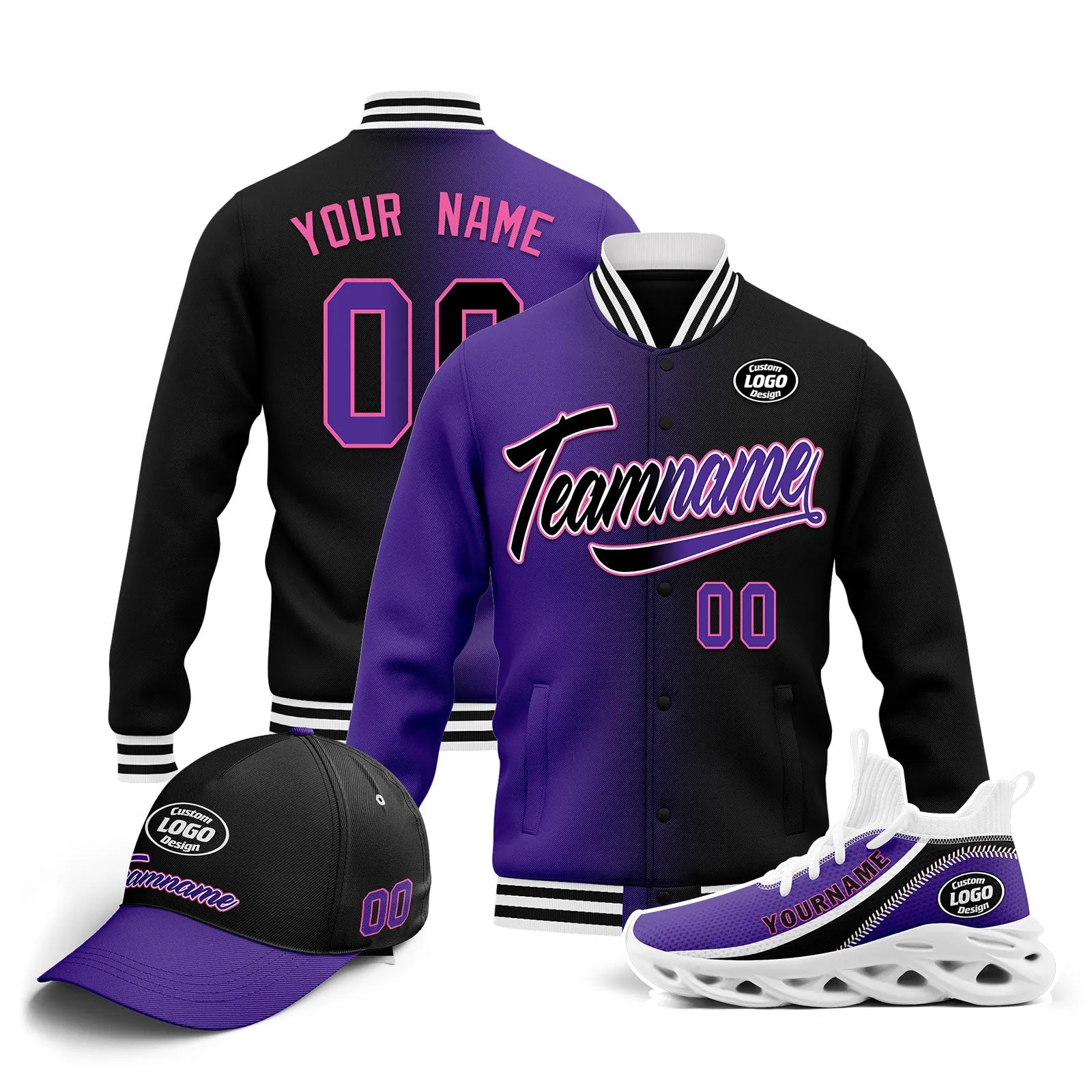 Corporate Gifts,Custom Jacket MaxSoul Shoes and Hat Combo Offer Personalized Combo ZH-D028016-11