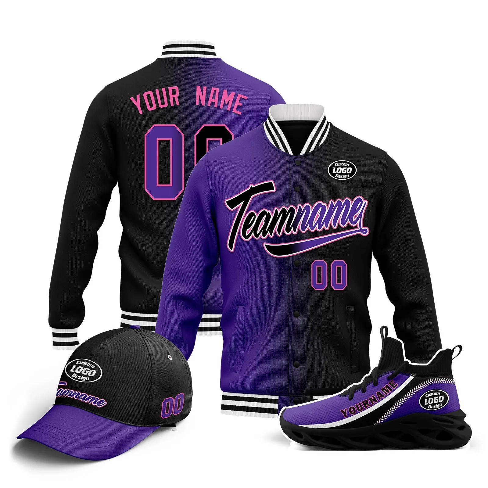 Corporate Gifts,Custom Jacket MaxSoul Shoes and Hat Combo Offer Personalized Combo ZH-D028016-11