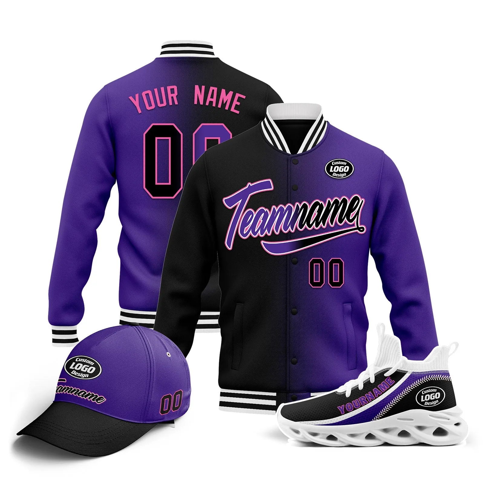 Corporate Gifts,Custom Jacket MaxSoul Shoes and Hat Combo Offer Personalized Combo ZH-D028016-12
