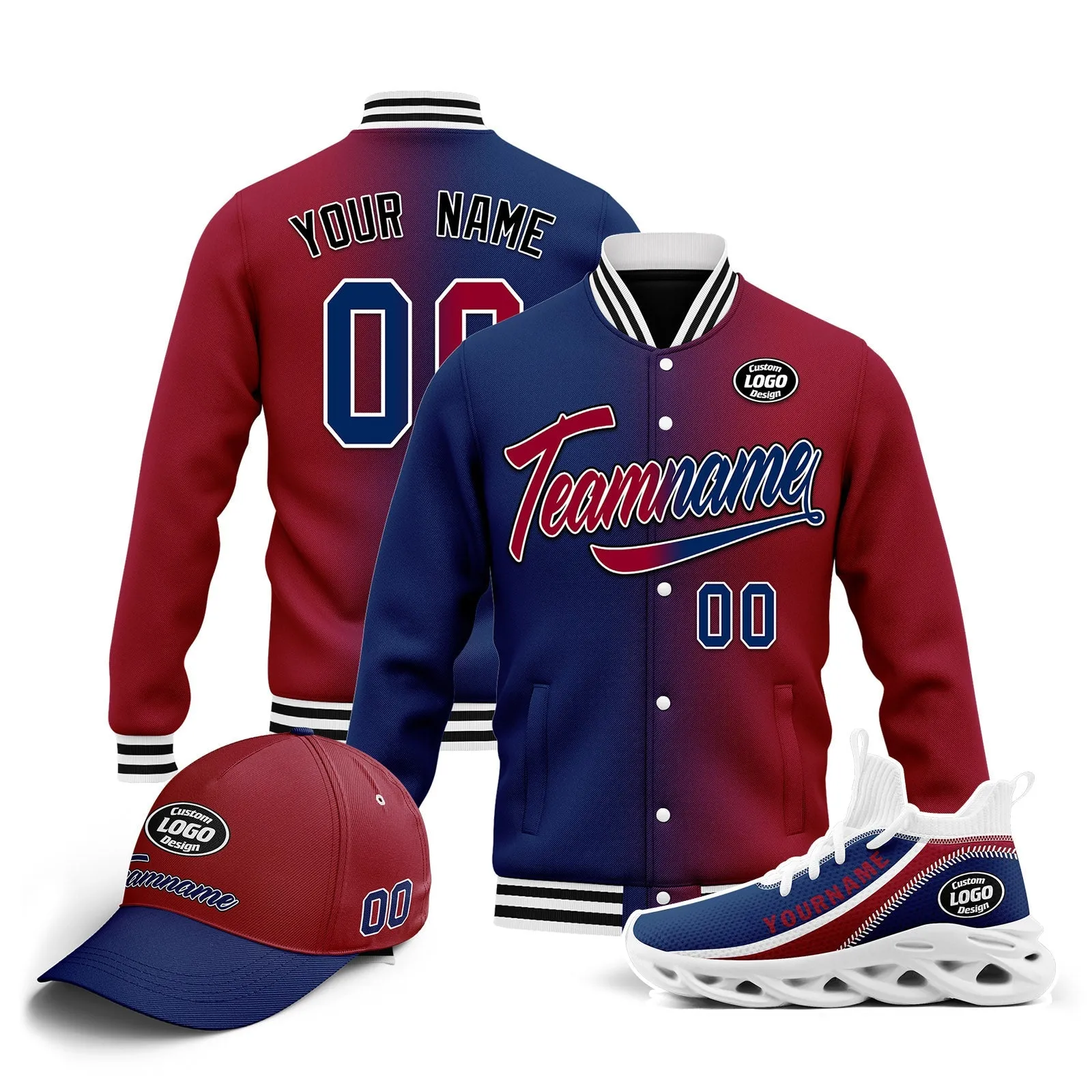 Corporate Gifts,Custom Jacket MaxSoul Shoes and Hat Combo Offer Personalized Combo ZH-D028016-4