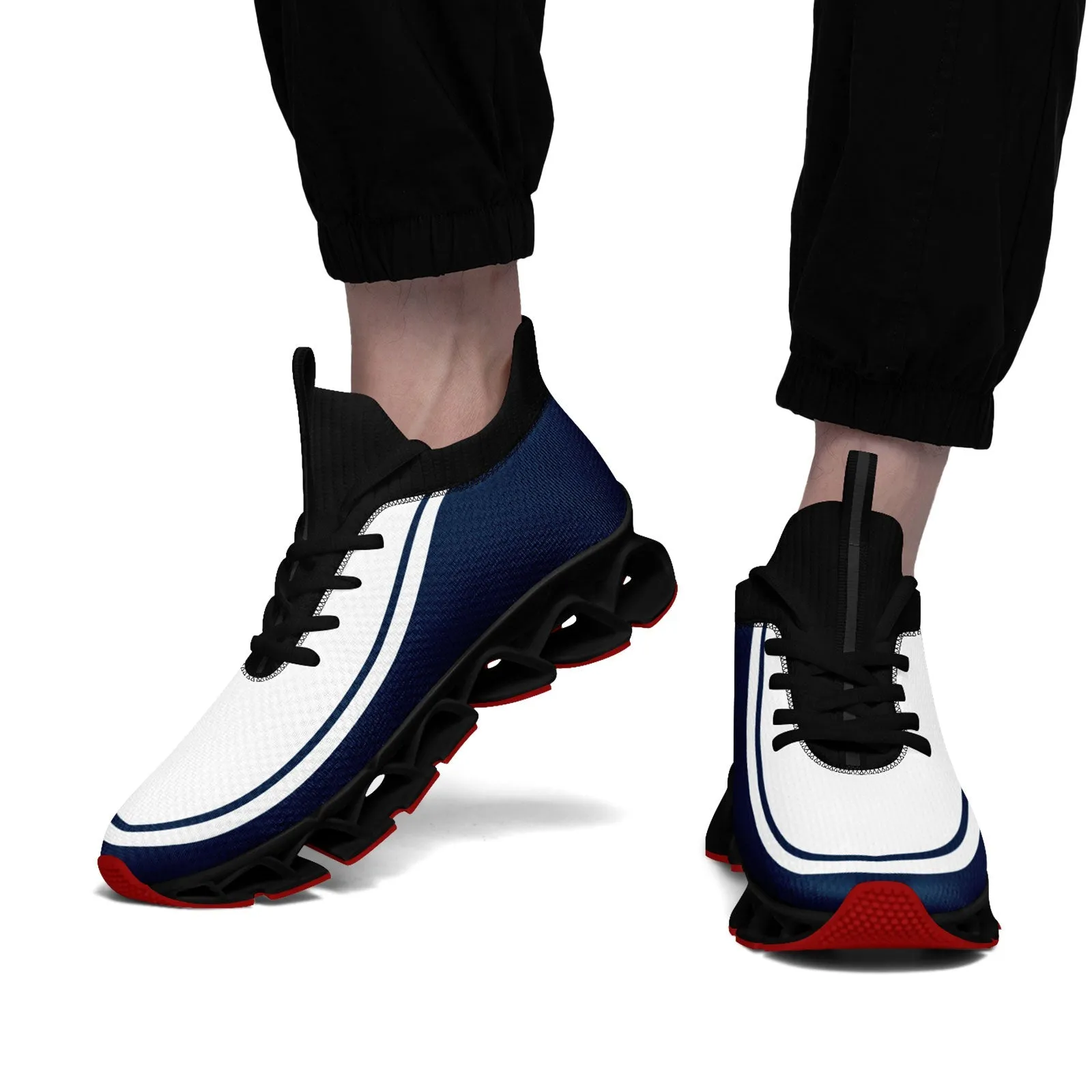 Corporate Gifts,Custom Navy White Maxsoul Shoes Personalized Sneaker FN030XD-D020388-24