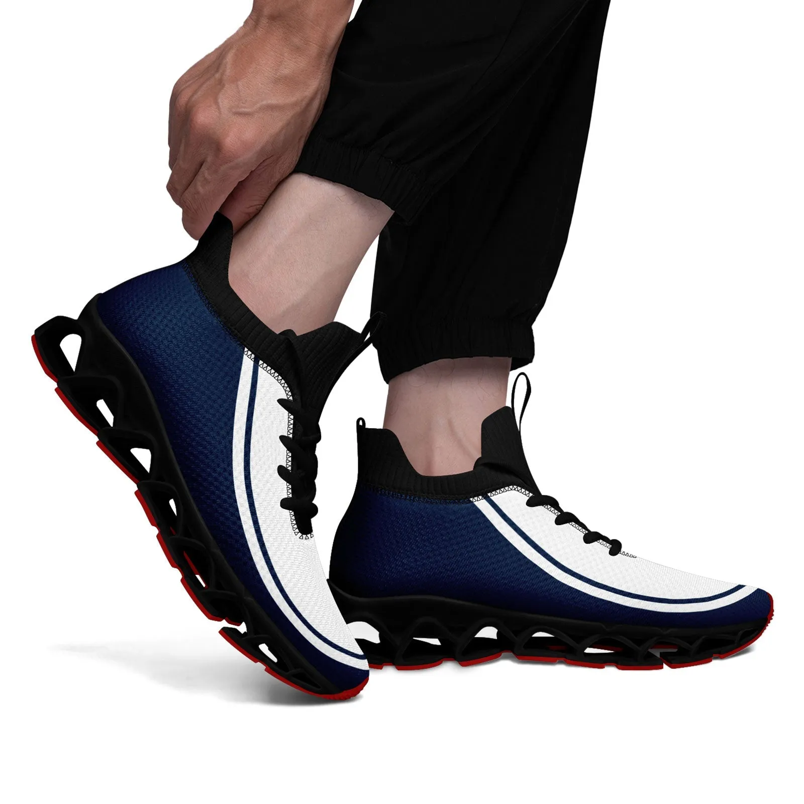 Corporate Gifts,Custom Navy White Maxsoul Shoes Personalized Sneaker FN030XD-D020388-24