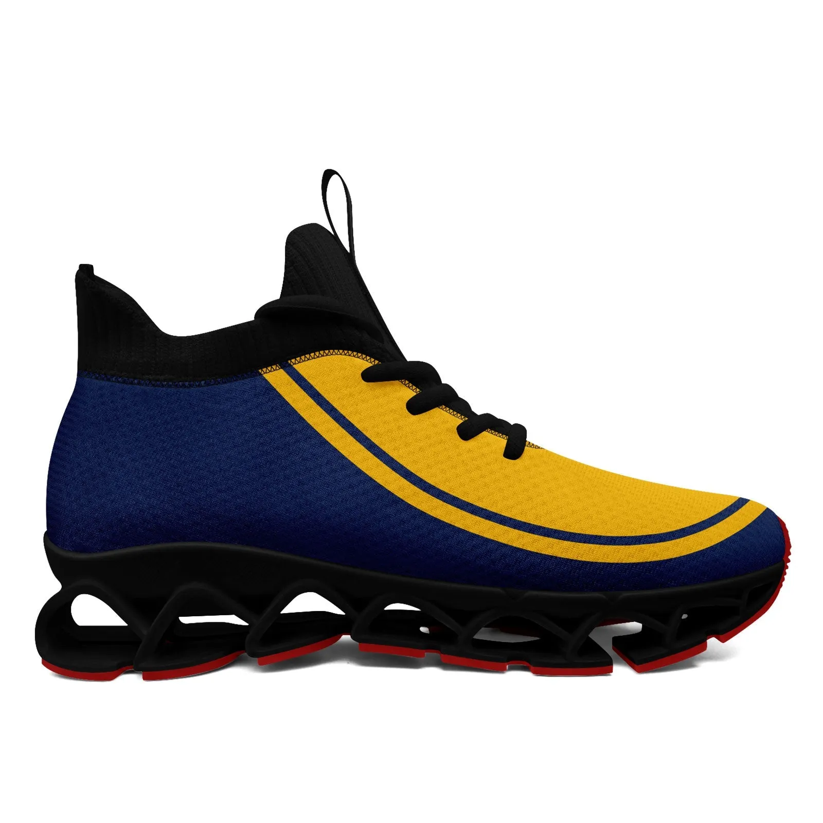 Corporate Gifts,Custom Navy Yellow Maxsoul Shoes Personalized Sneaker FN030XD-D020388-13
