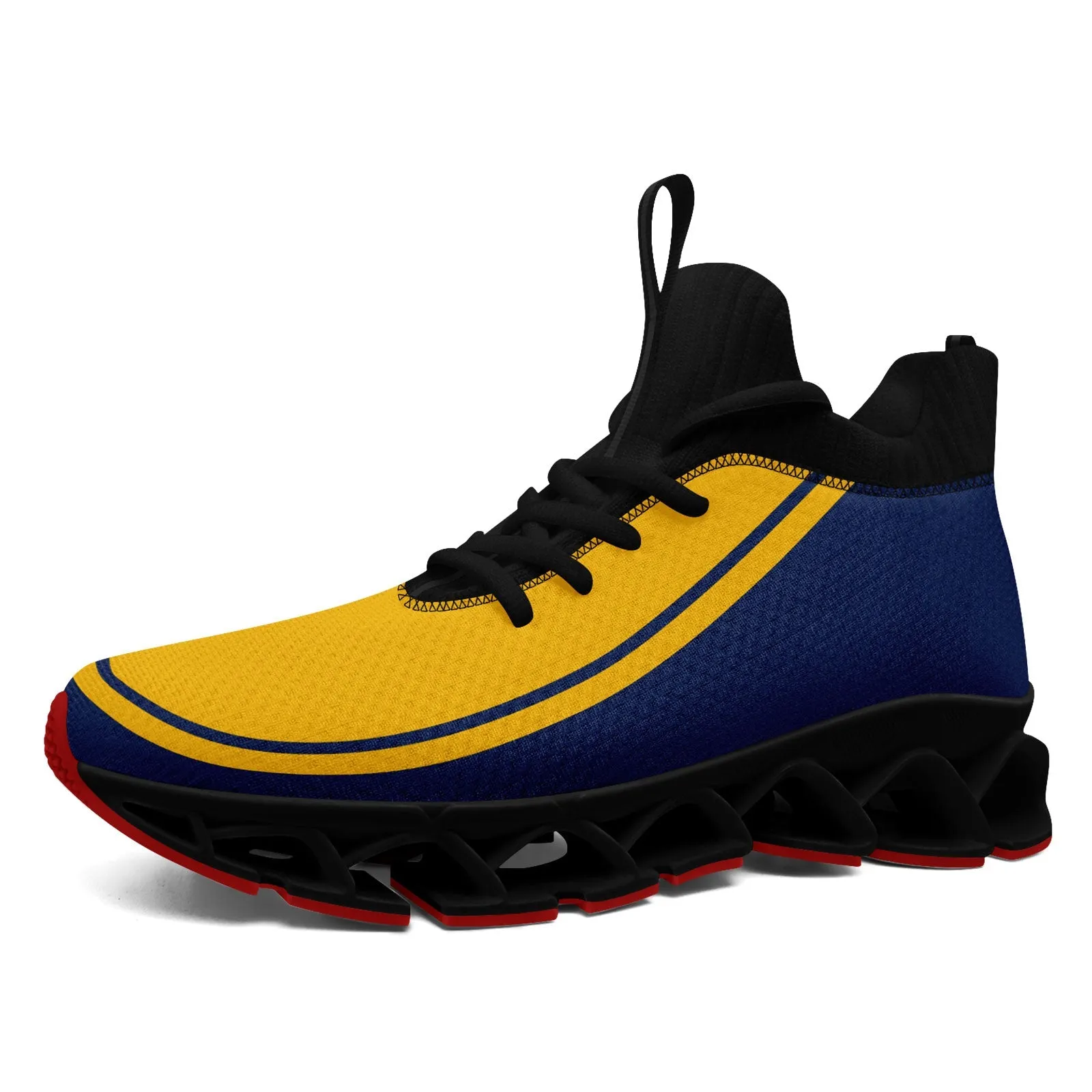 Corporate Gifts,Custom Navy Yellow Maxsoul Shoes Personalized Sneaker FN030XD-D020388-13