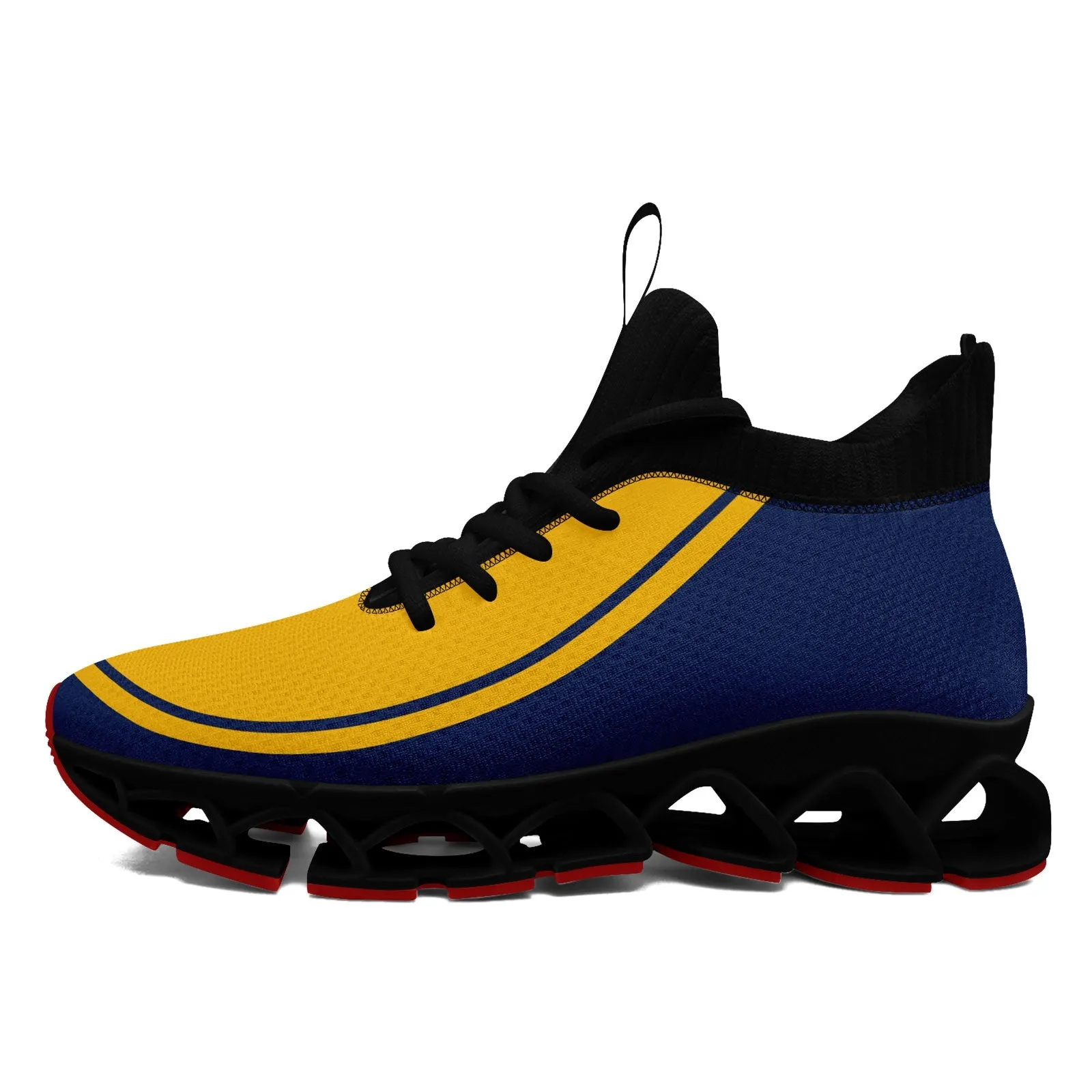 Corporate Gifts,Custom Navy Yellow Maxsoul Shoes Personalized Sneaker FN030XD-D020388-13