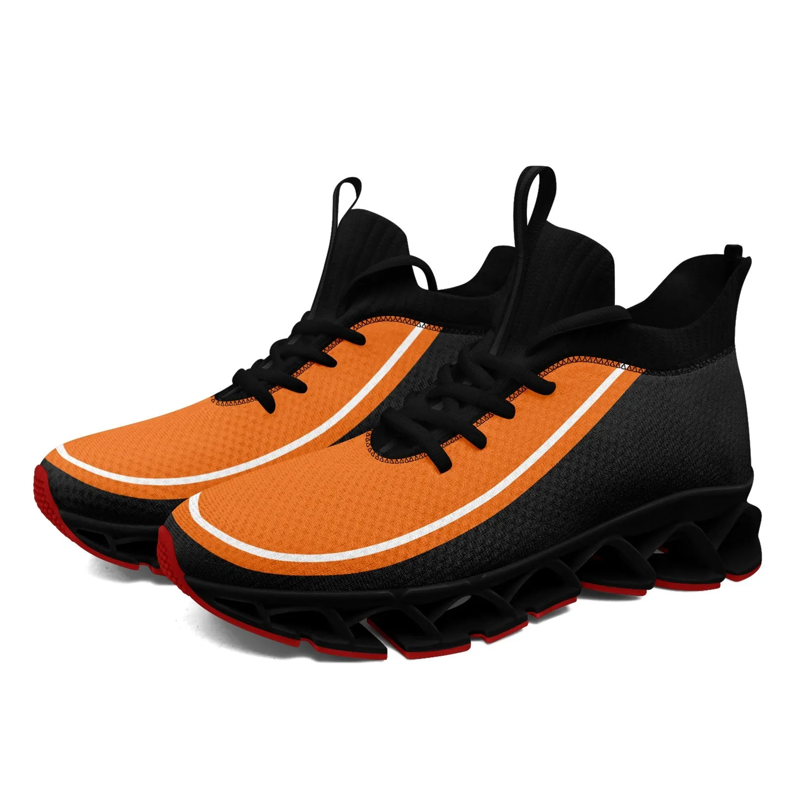 Corporate Gifts,Custom Orange Dark Gray Maxsoul Shoes Personalized Sneaker FN030XD-D020388-4