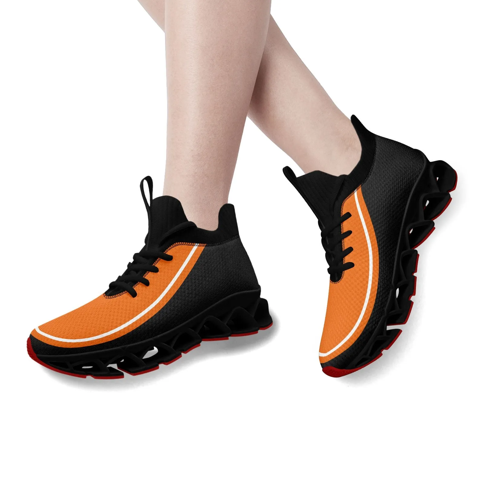 Corporate Gifts,Custom Orange Dark Gray Maxsoul Shoes Personalized Sneaker FN030XD-D020388-4
