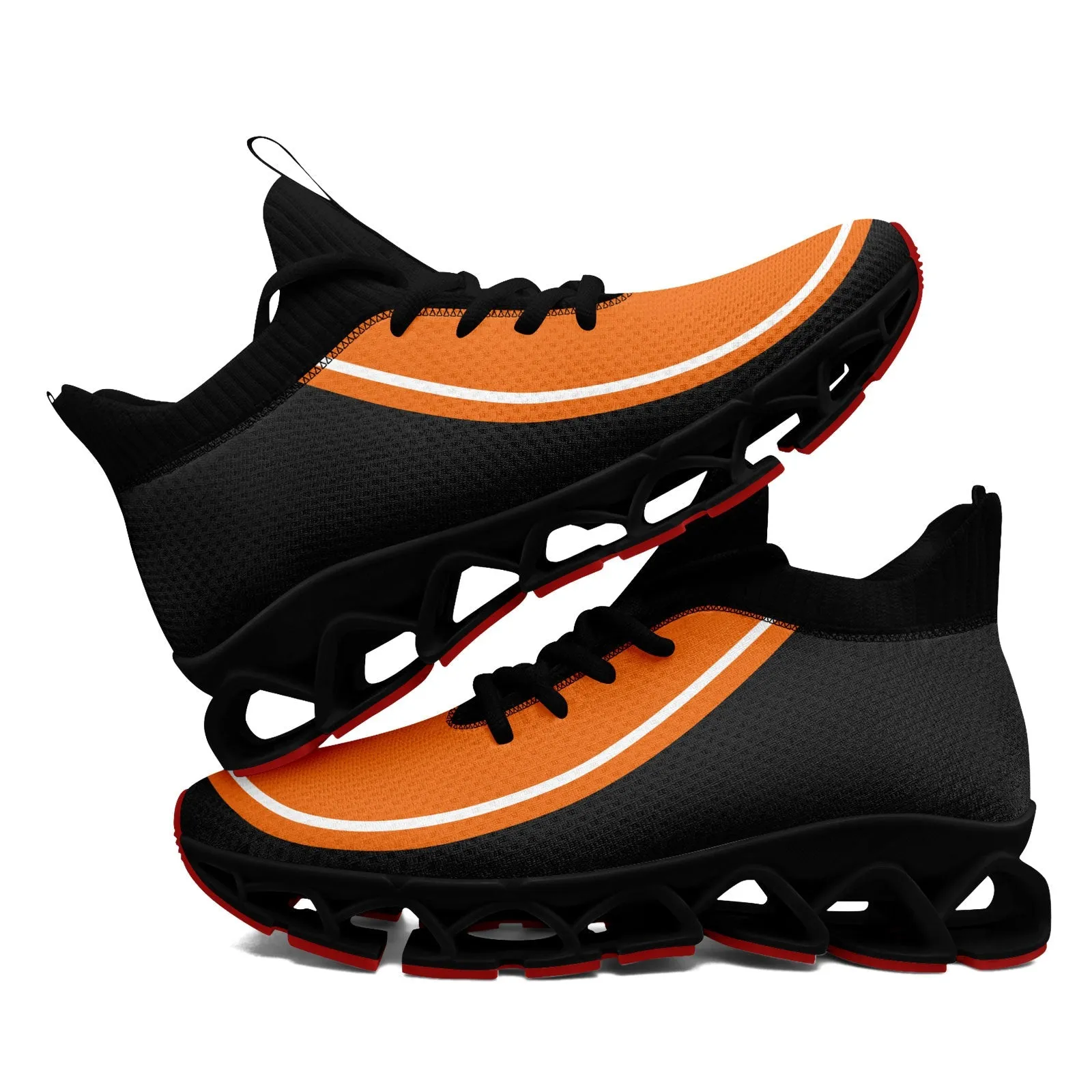 Corporate Gifts,Custom Orange Dark Gray Maxsoul Shoes Personalized Sneaker FN030XD-D020388-4