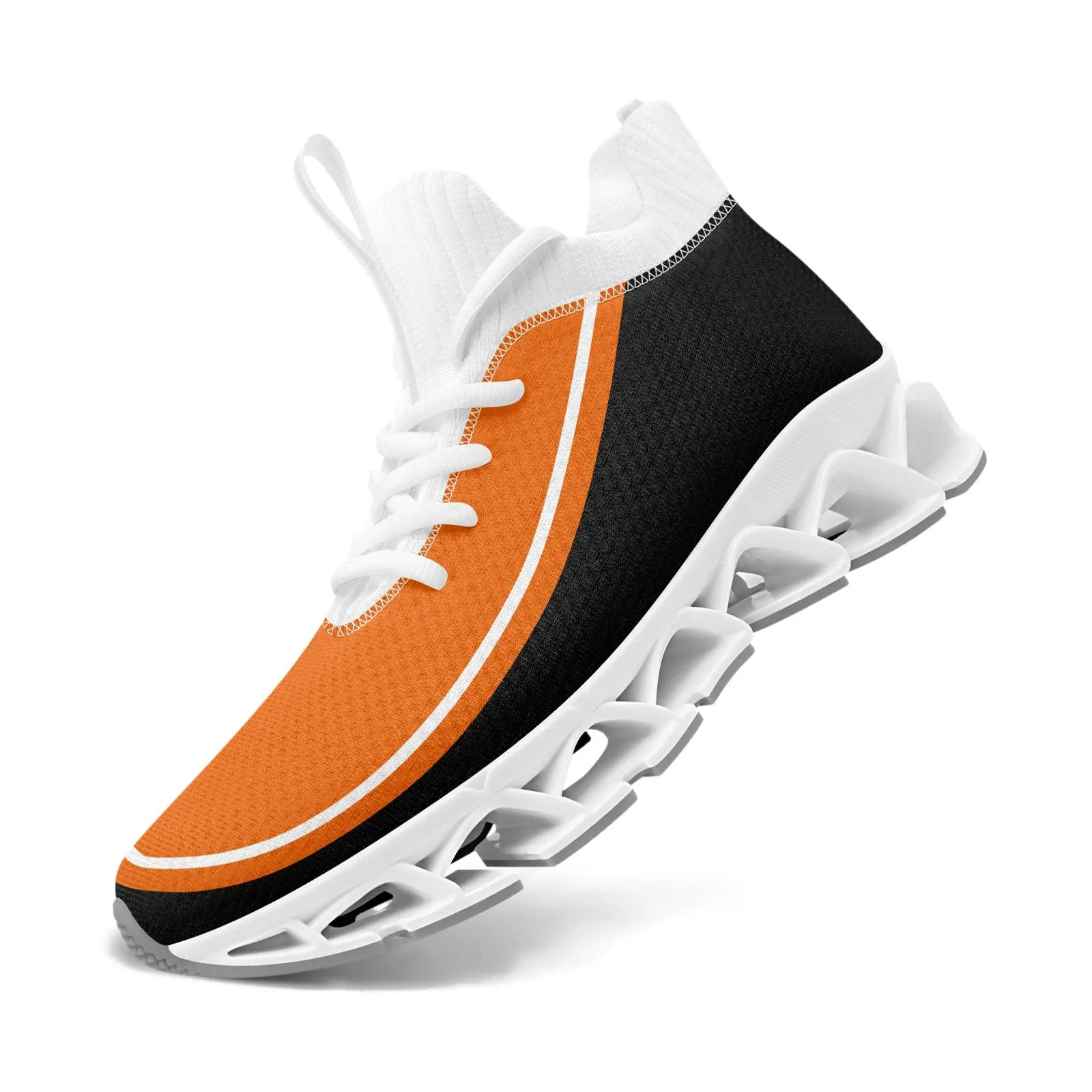 Corporate Gifts,Custom Orange Dark Gray Maxsoul Shoes Personalized Sneaker FN030XD-D020388-4