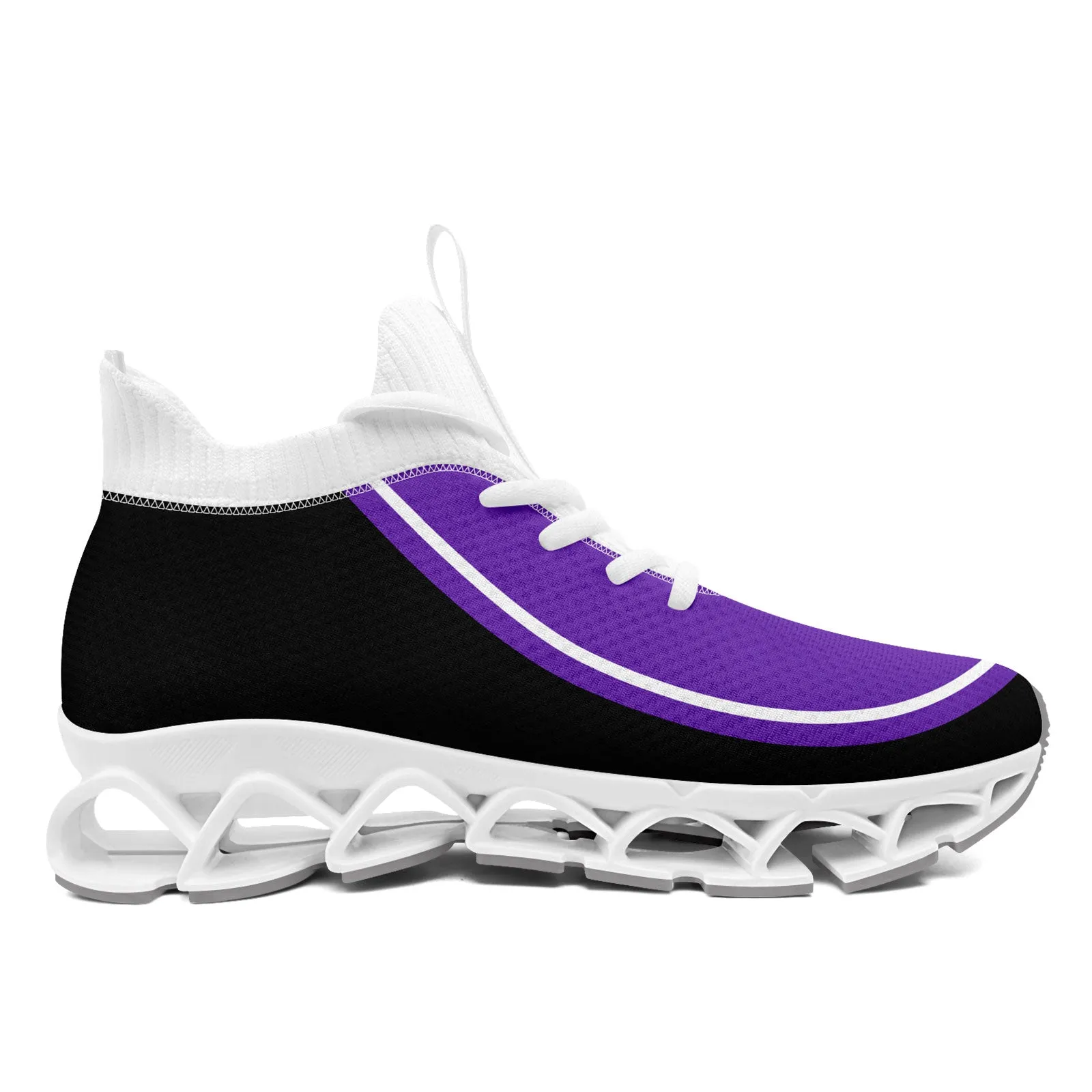 Corporate Gifts,Custom Purple Black Maxsoul Shoes Personalized Sneaker FN030XD-D020388-15