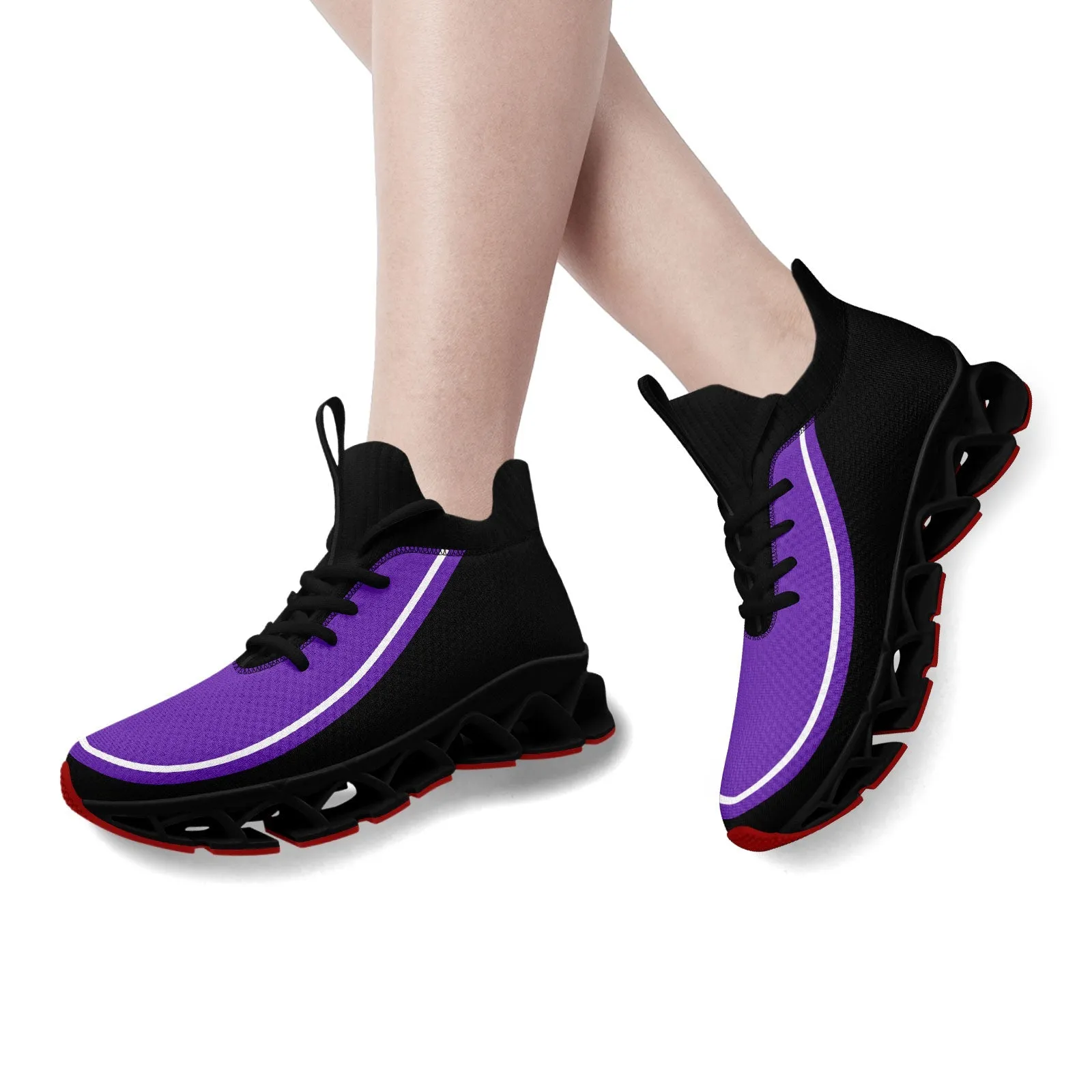 Corporate Gifts,Custom Purple Black Maxsoul Shoes Personalized Sneaker FN030XD-D020388-15