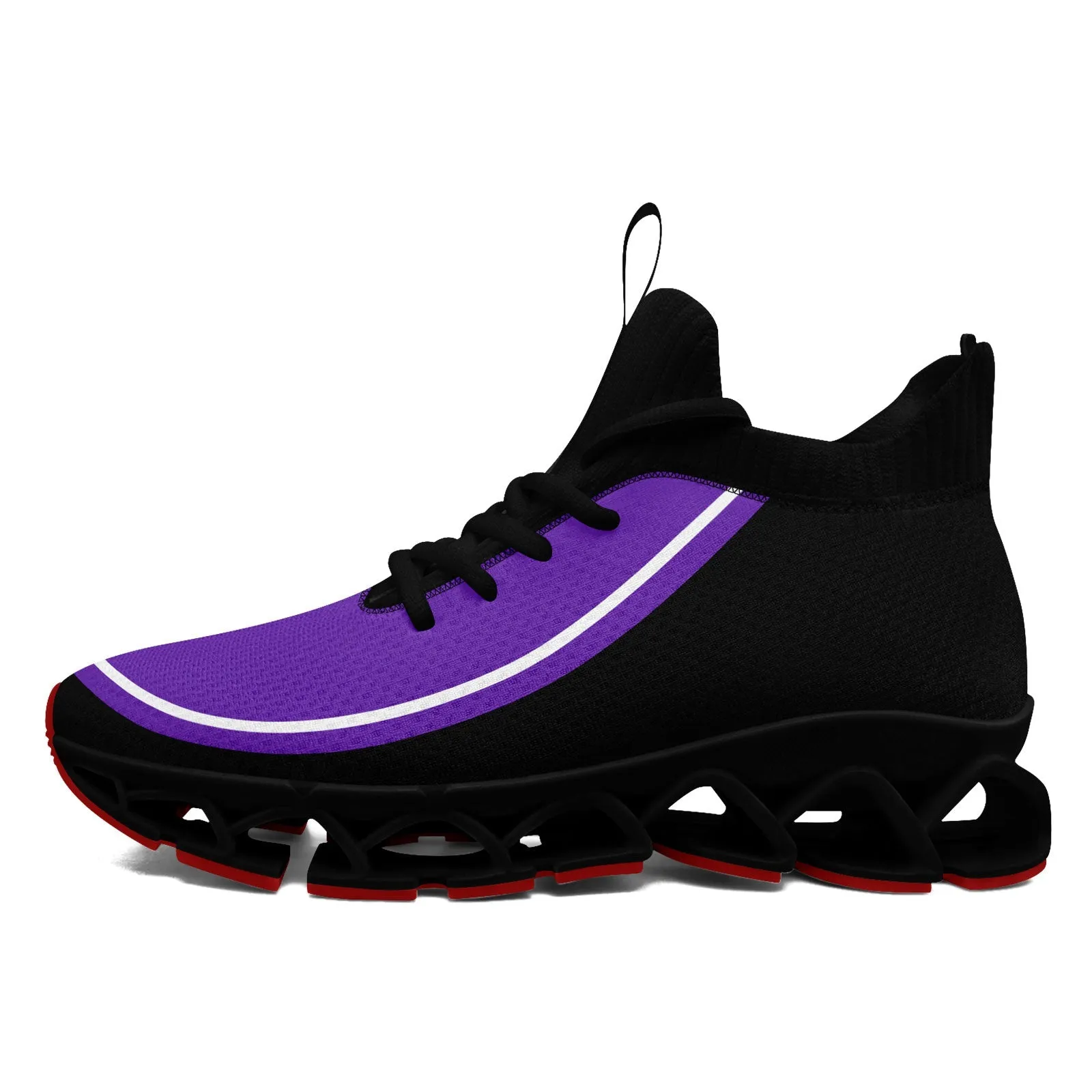 Corporate Gifts,Custom Purple Black Maxsoul Shoes Personalized Sneaker FN030XD-D020388-15
