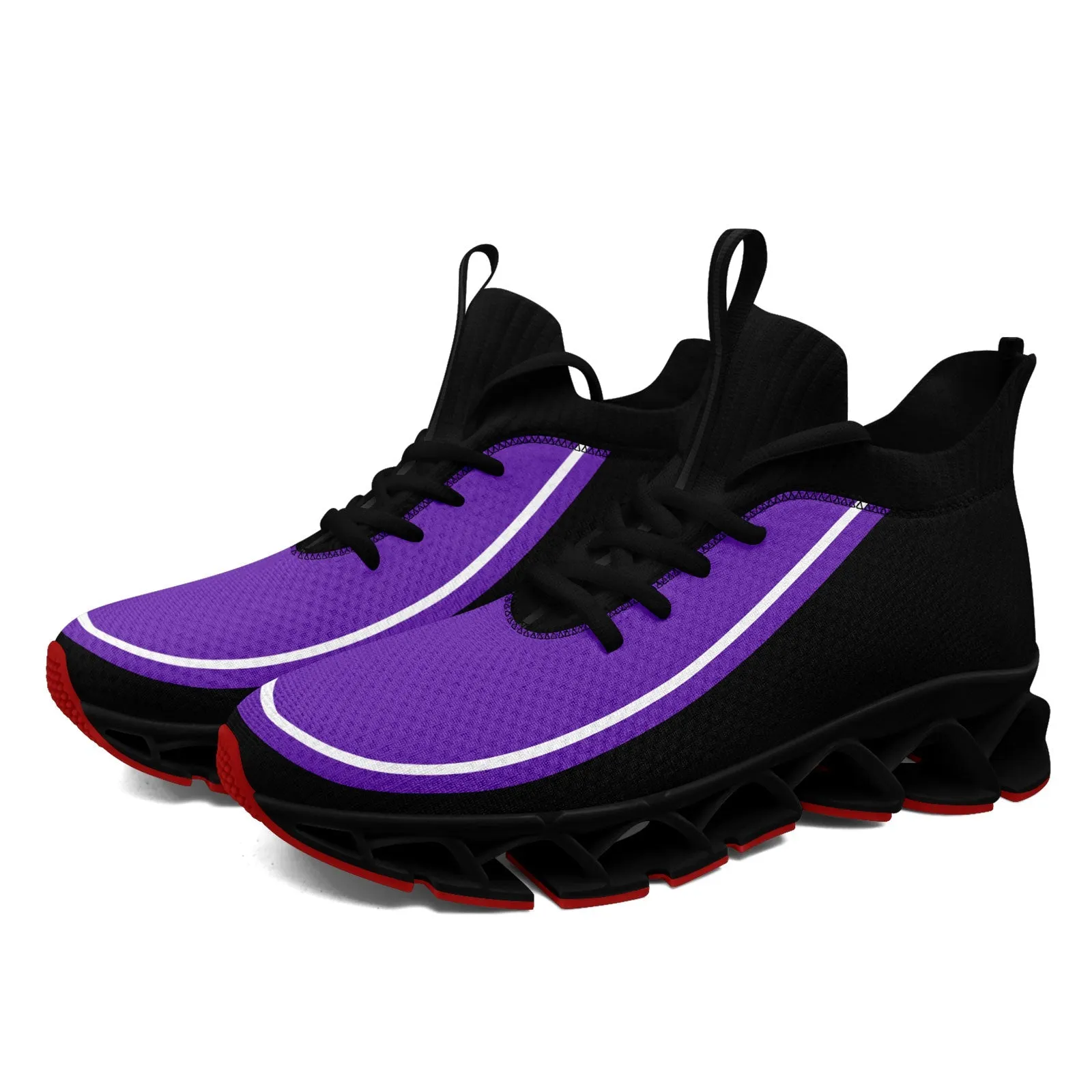 Corporate Gifts,Custom Purple Black Maxsoul Shoes Personalized Sneaker FN030XD-D020388-15
